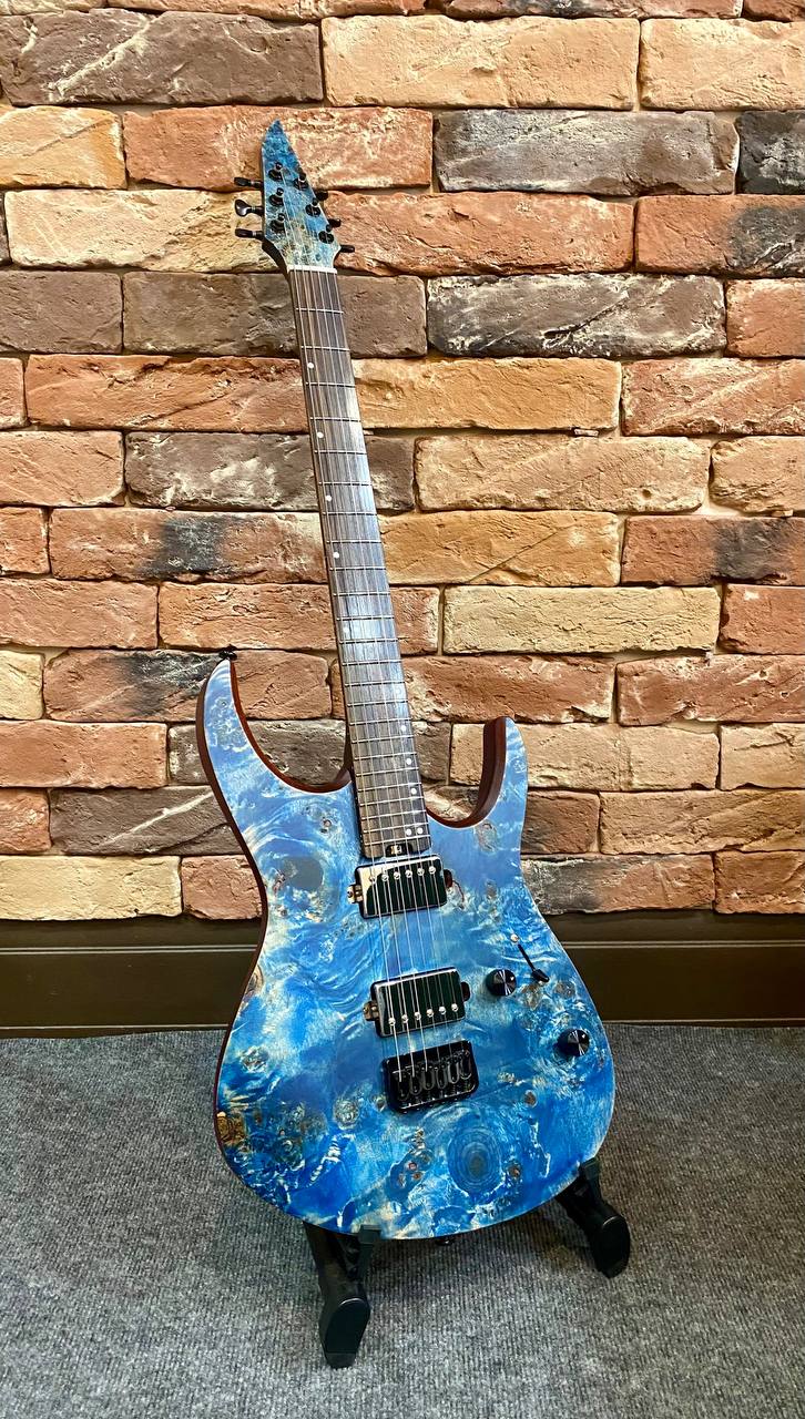 Электрогитара EART EX-Н6 Blue - изображение 9