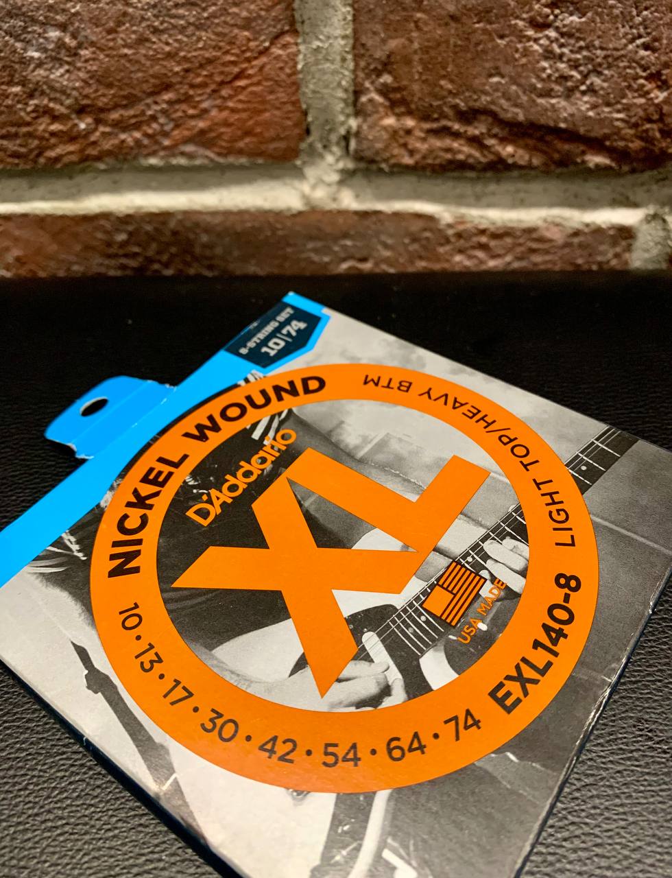Струны для 8-ми Струнной Электрогитары D'Addario XL 10-74 (USA) - изображение 7