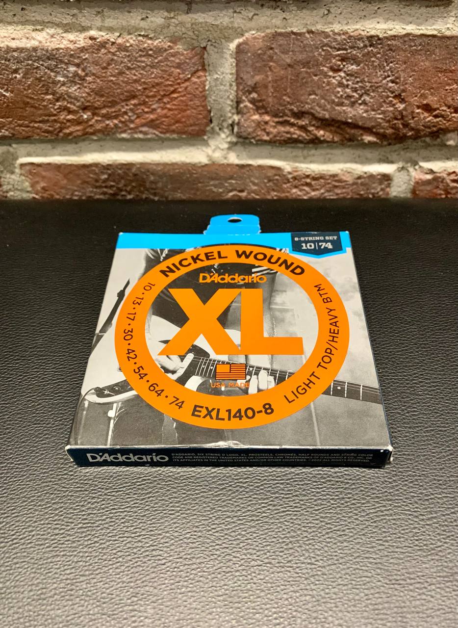 Струны для 8-ми Струнной Электрогитары D'Addario XL 10-74 (USA) - изображение 10