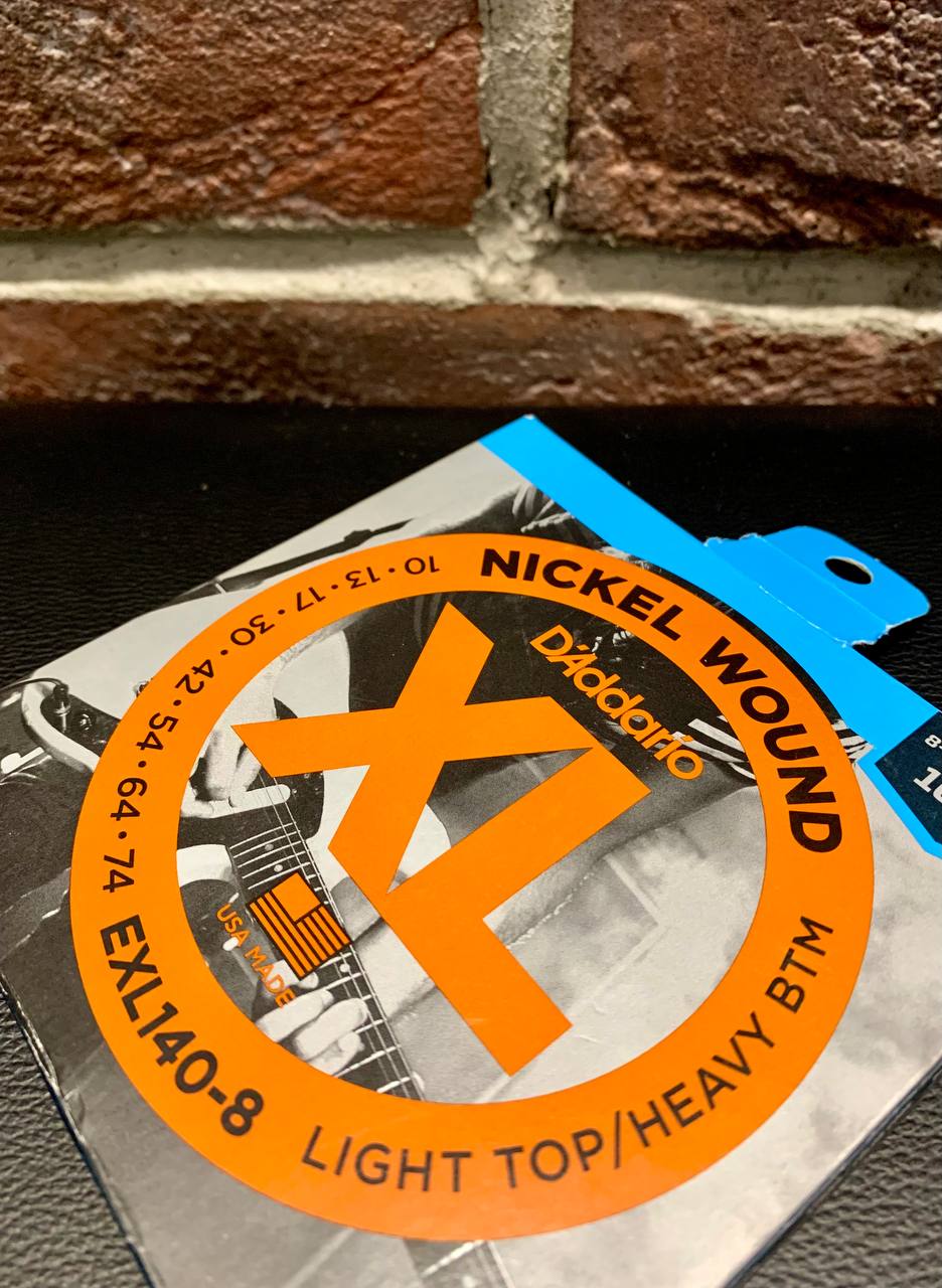 Струны для 8-ми Струнной Электрогитары D'Addario XL 10-74 (USA) - изображение 8