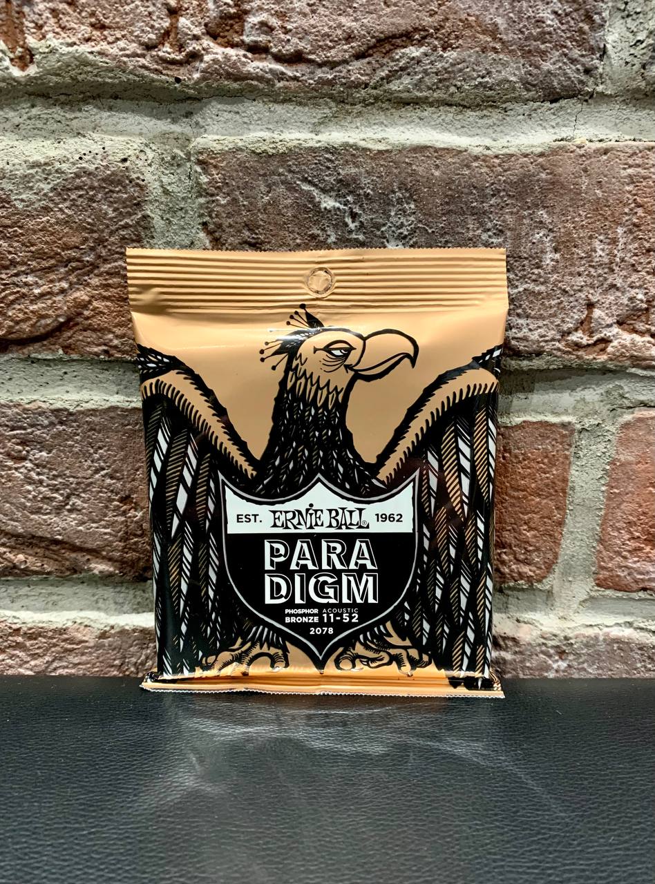 Струны для Акустической Гитары Ernie Ball 11-52 Paradigm Phosphor Bronze (USA)
