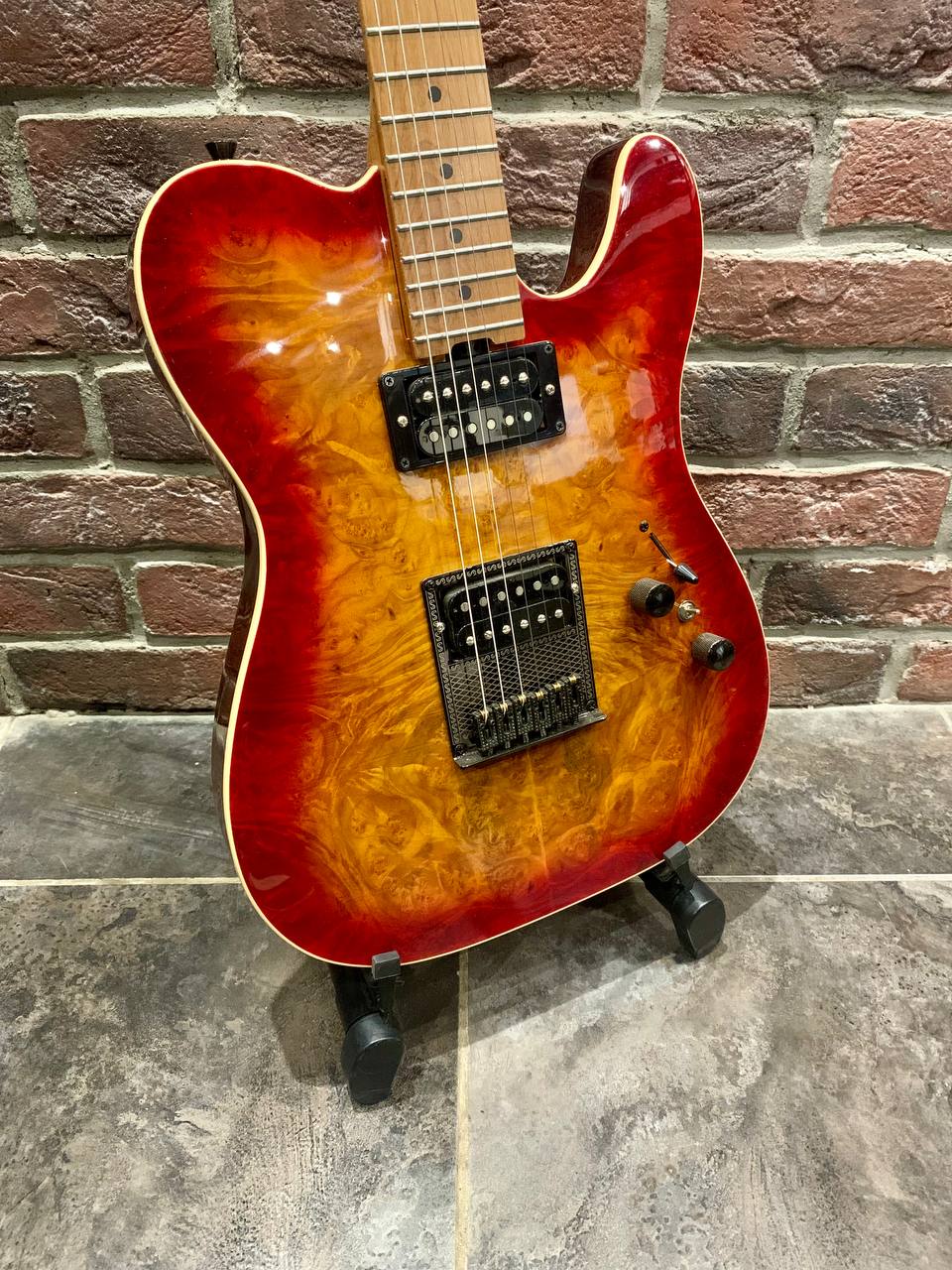 Электрогитара SQOE Burn Telecaster + Комбик-Процессор NUX 40 вт - изображение 3