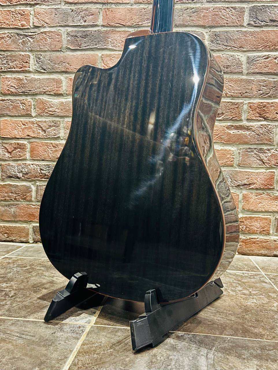 Акустическая Гитара Shinobi Black Dreadnought BKL из Махагони (аналог Yamaha) - изображение 3