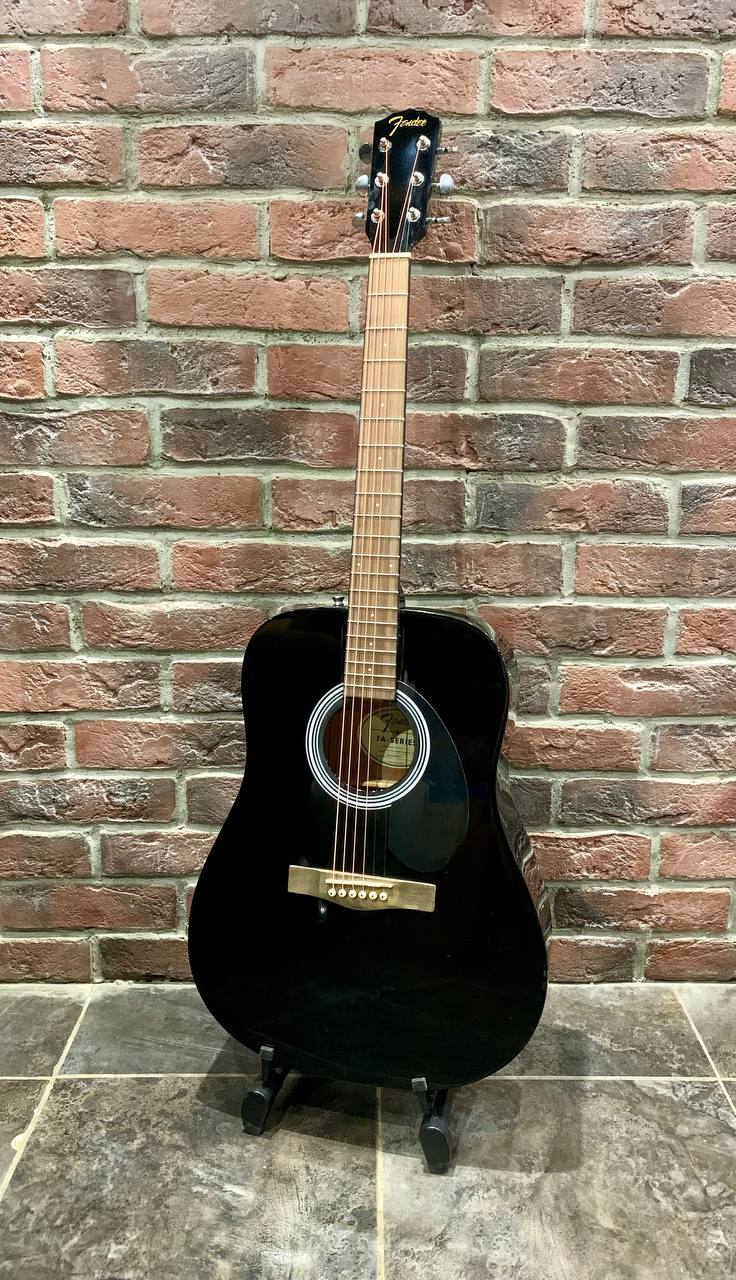 Транс-Акустическая Гитара Fender FA-115 BK (Оригинал) - изображение 7