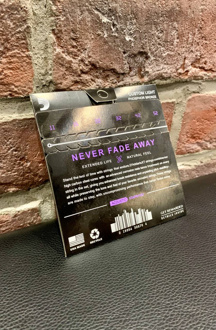 Струны для Акустической Гитары D'Addario XT 11-52 (USA) - изображение 6