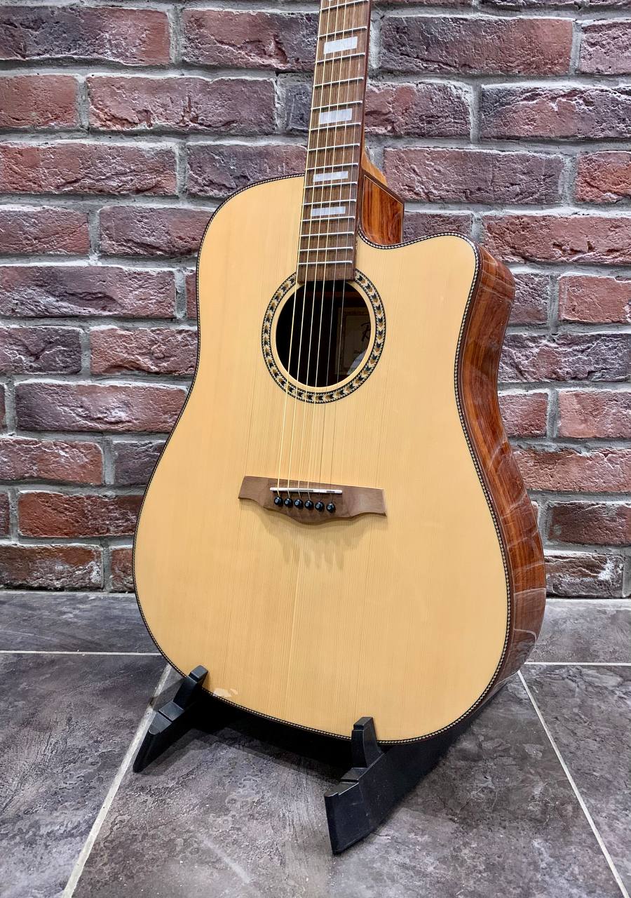 Трансакустическая Гитара Ramis Guitto Dreadnought (Ель) - изображение 3