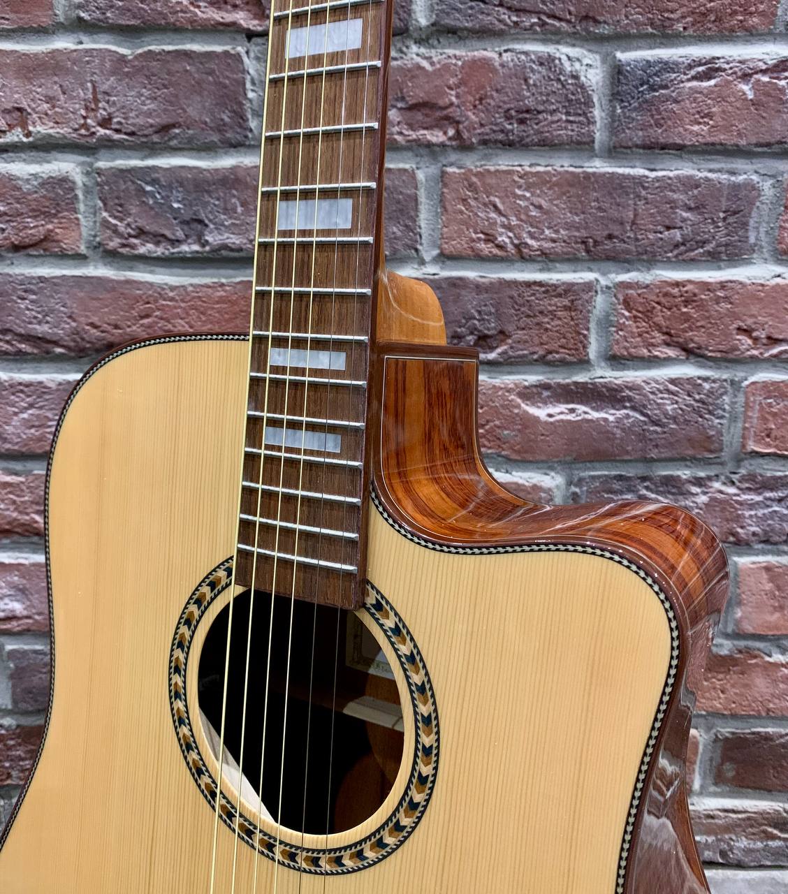 Трансакустическая Гитара Ramis Guitto Dreadnought (Ель) - изображение 6