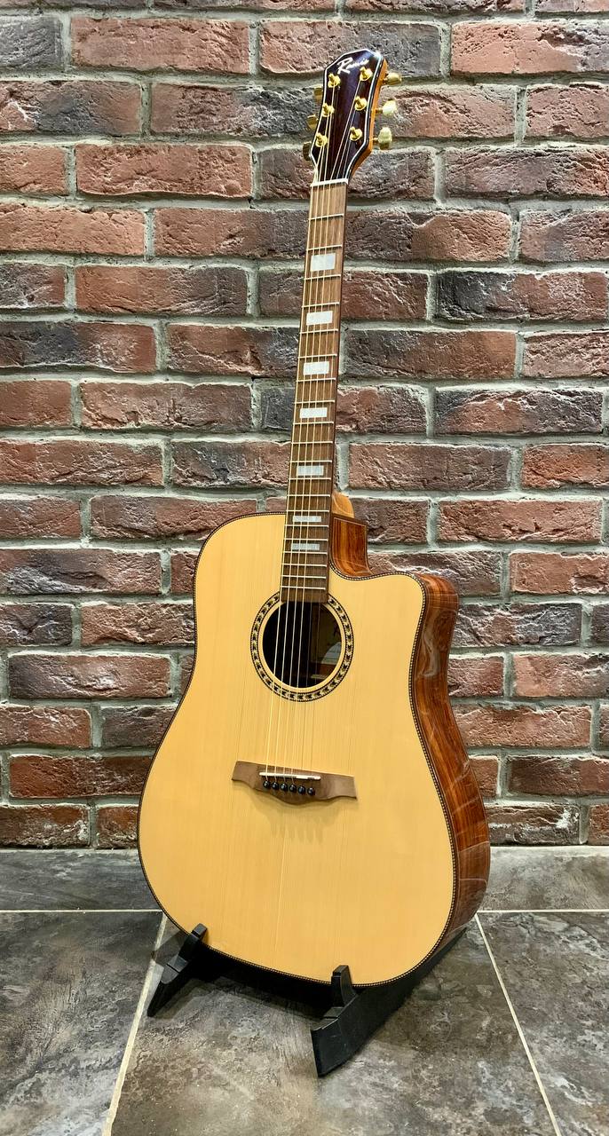 Трансакустическая Гитара Ramis Guitto Dreadnought (Ель) - изображение 10