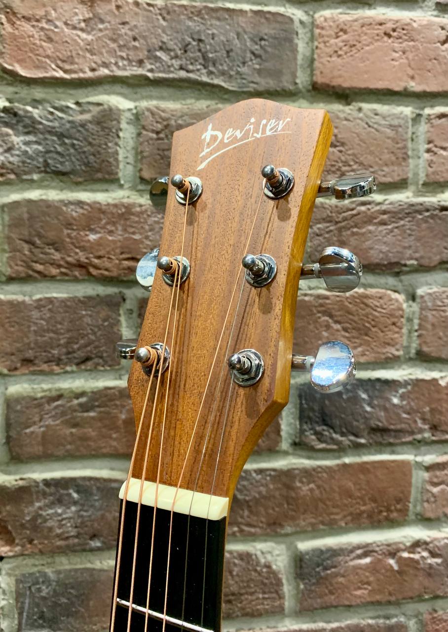 Транс-Акустическая Гитара из Красного Дерева Deviser Guitto - изображение 8