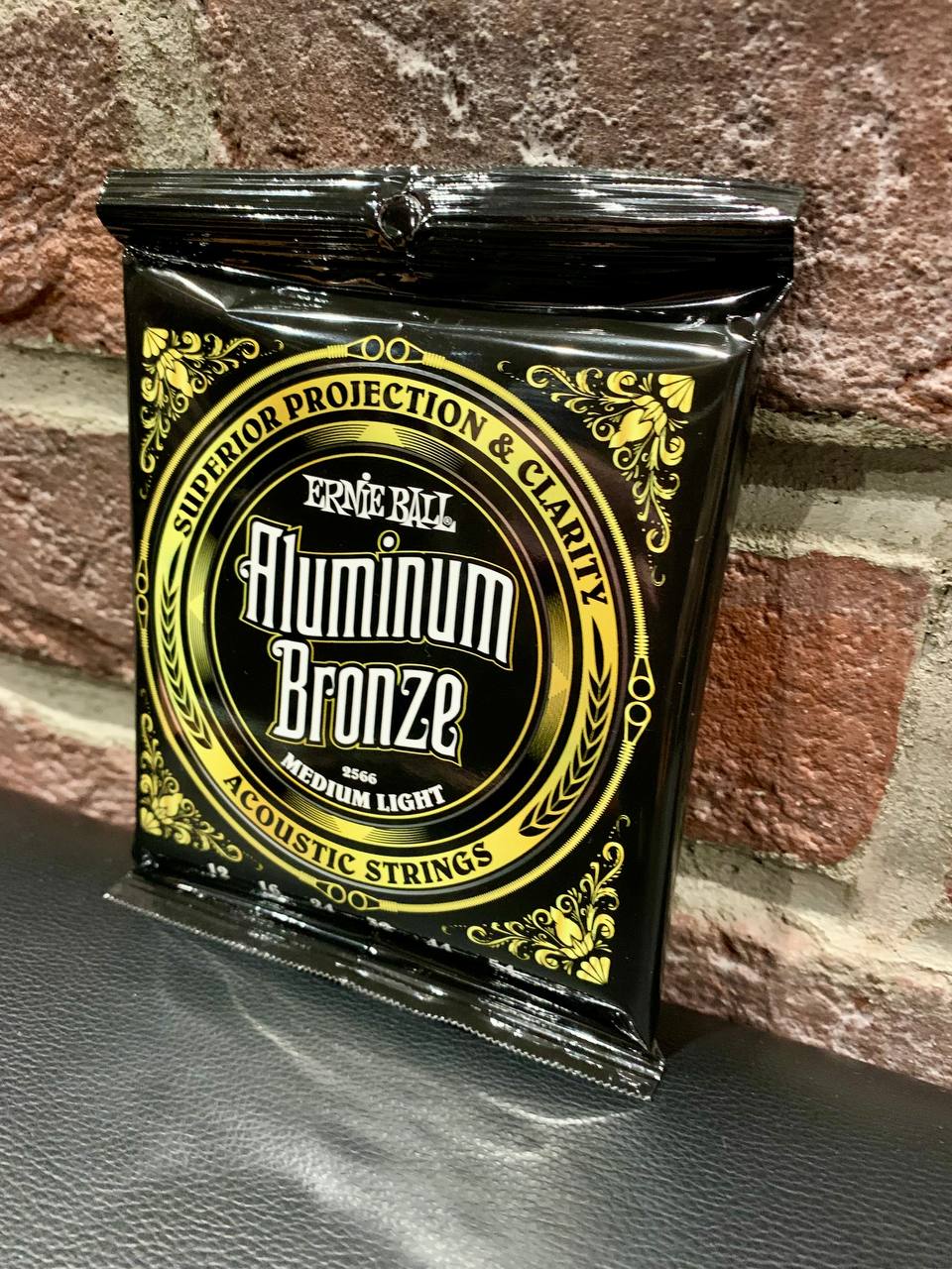 Струны для Акустической Гитары Ernie Ball Aluminum Bronze 12-54 (USA) - изображение 3