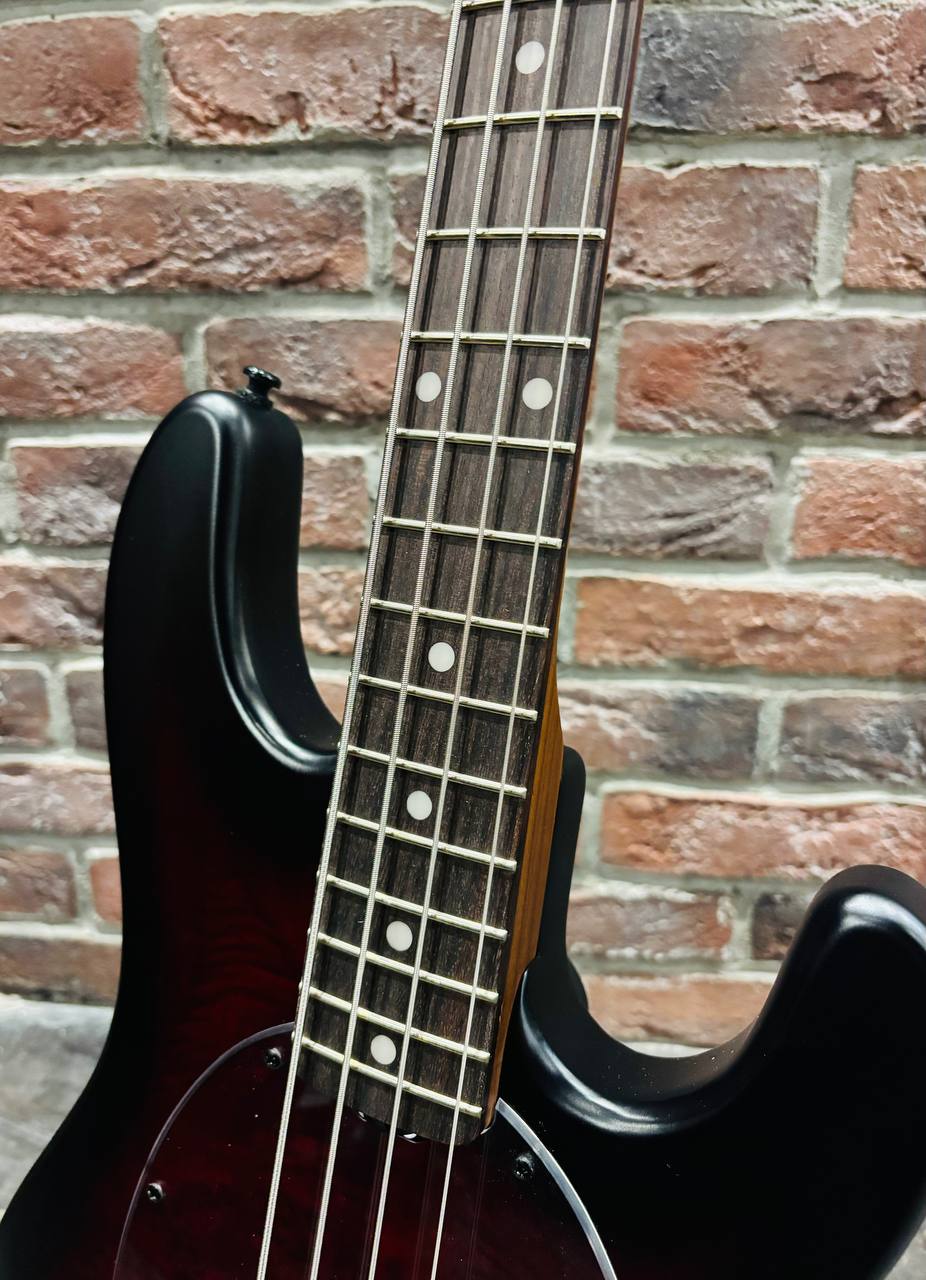Бас Гитара Sterling by Music Man Dark Scarlet (Индонезия) - изображение 5