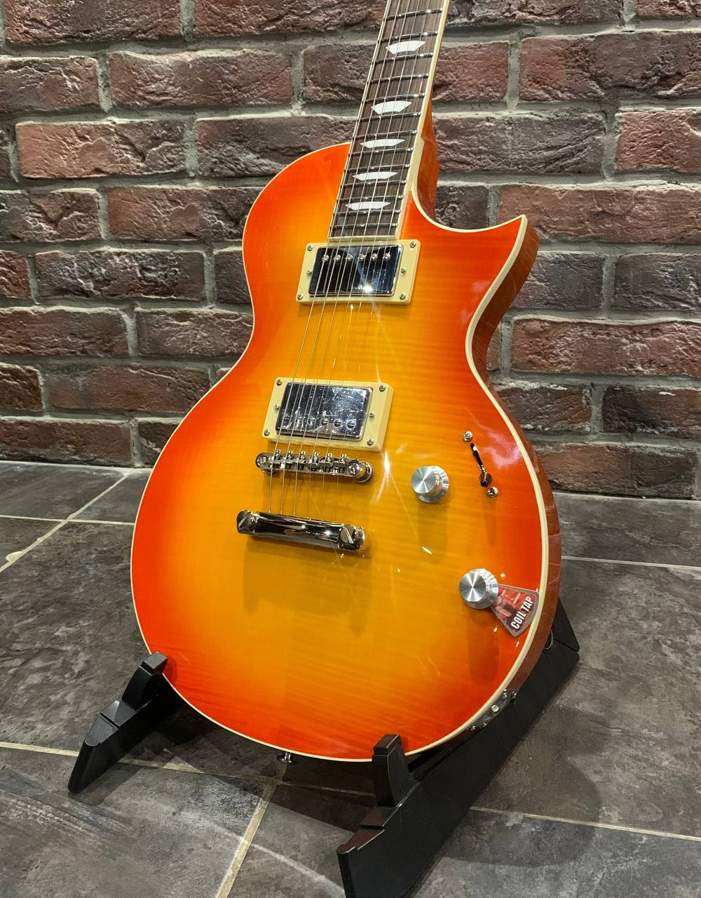Электрогитара EART Guitar eglp-620 Lemon Yellow - изображение 2