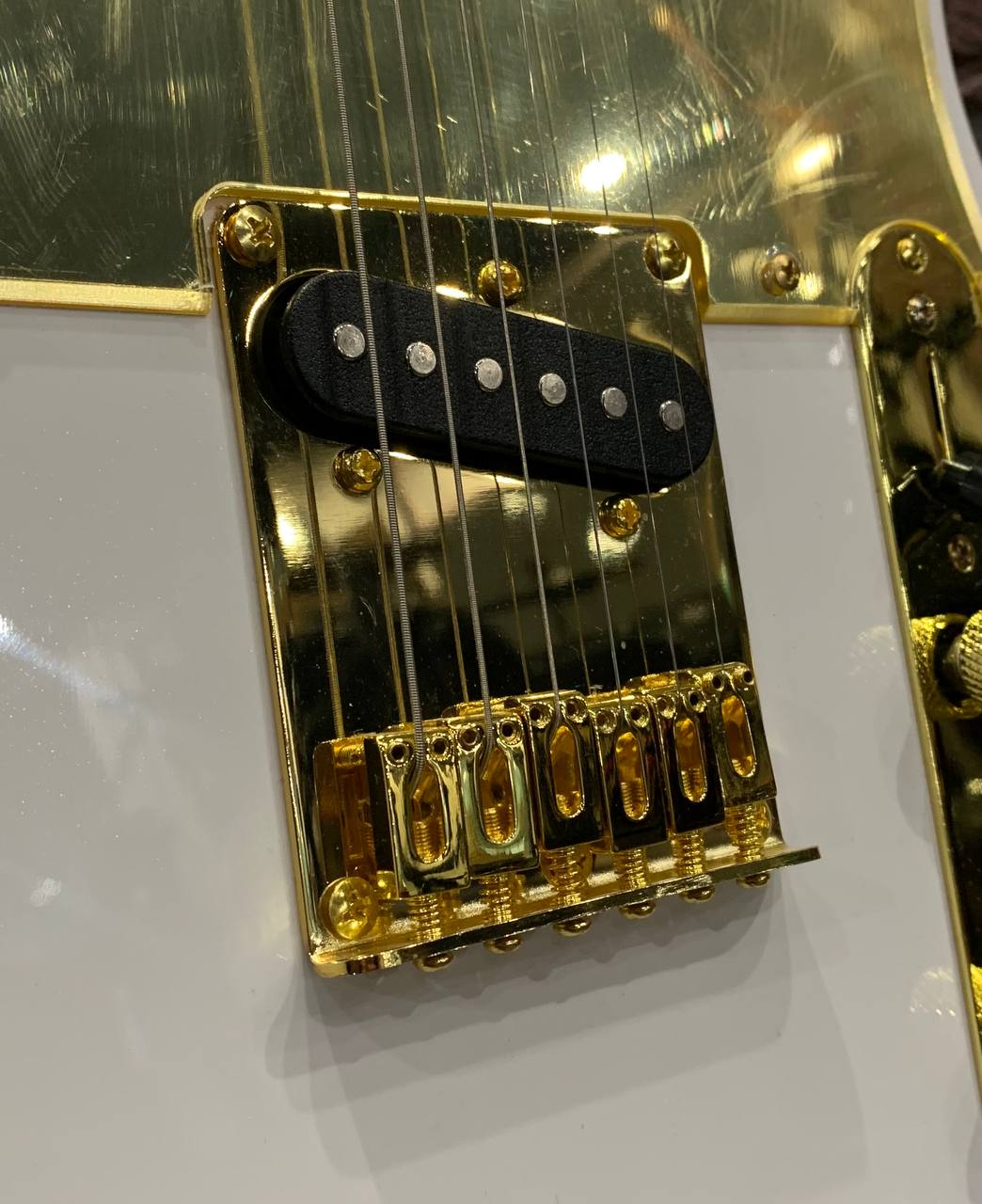 Электрогитара Telecaster Musicool SS White Gold Edition - изображение 3