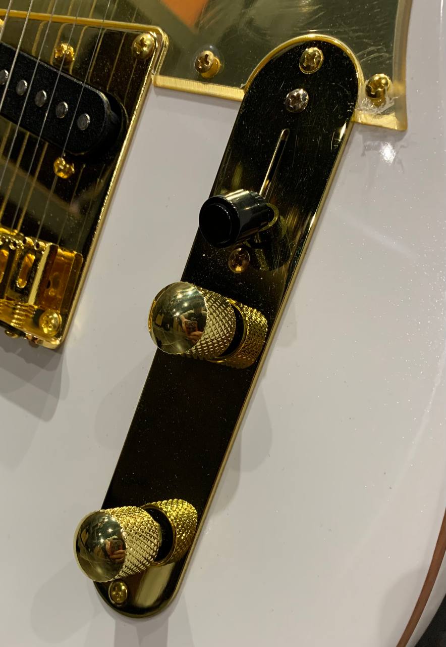 Электрогитара Telecaster Musicool SS White Gold Edition - изображение 4