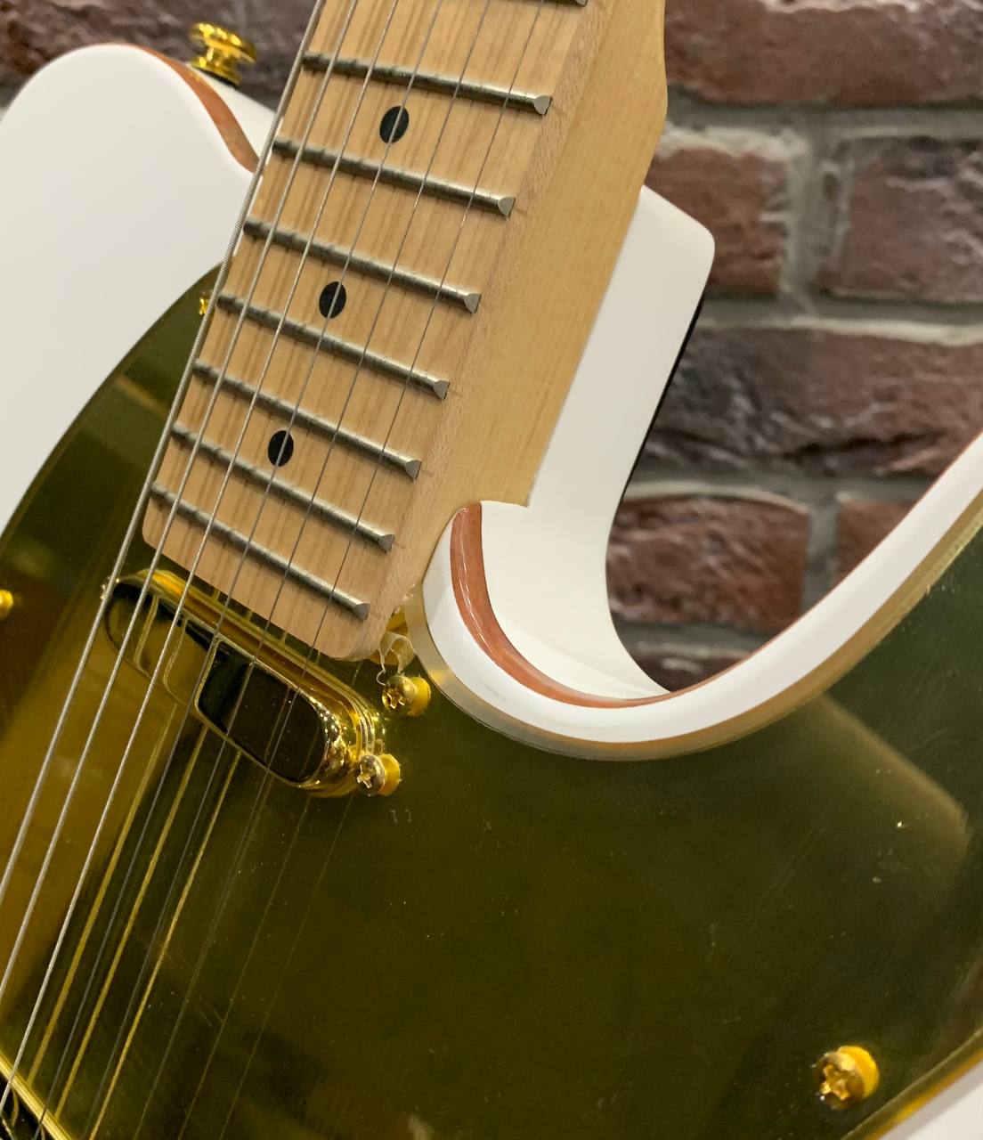 Электрогитара Telecaster Musicool SS White Gold Edition - изображение 5