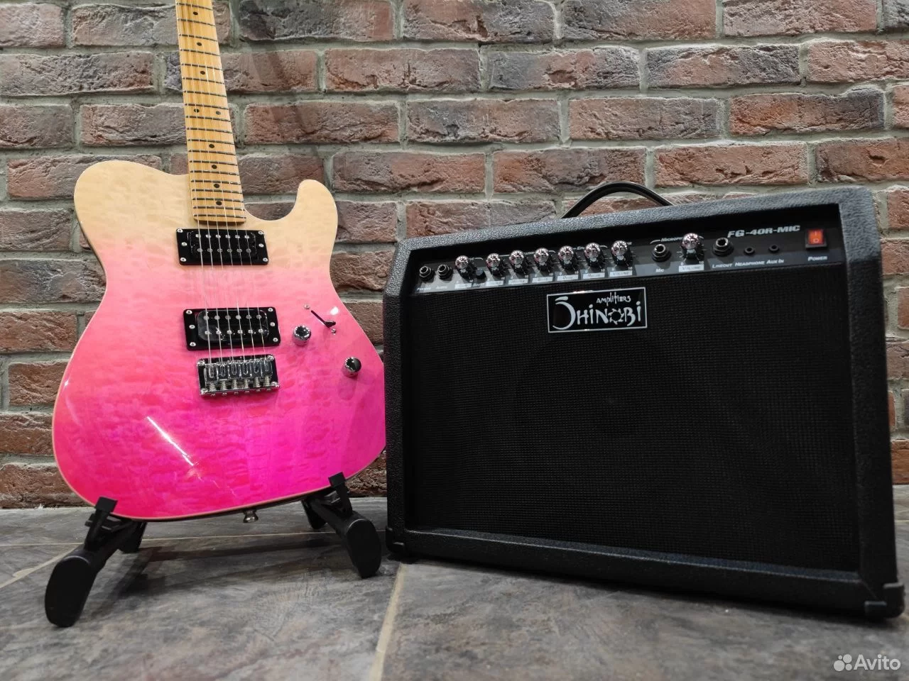 Электрогитара Jet Telecaster + Комбик с Эффектами - изображение 6