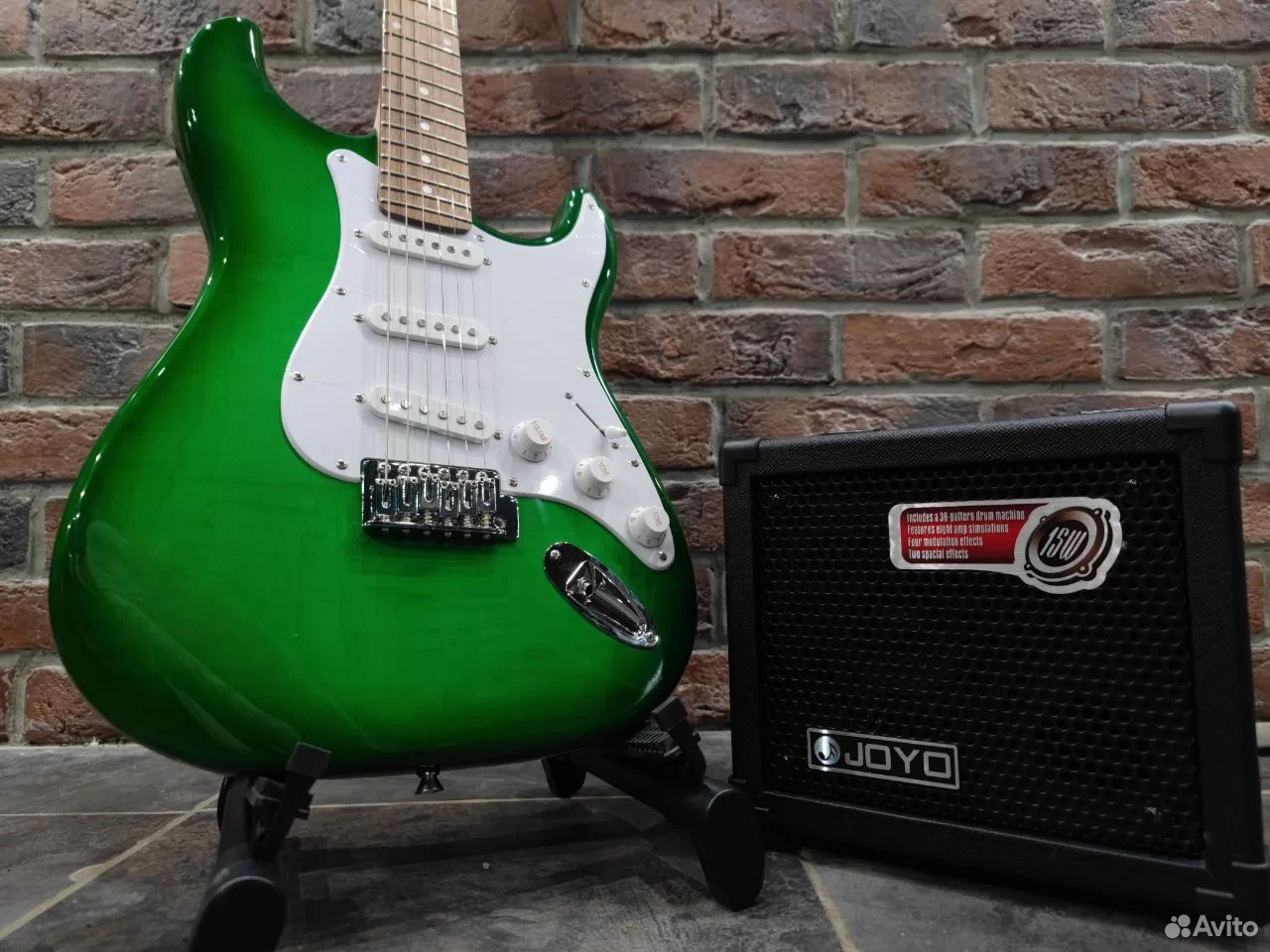 Электрогитара Stratocaster + Цифровой Комбик 15 ват (Много Эффектов) - изображение 9