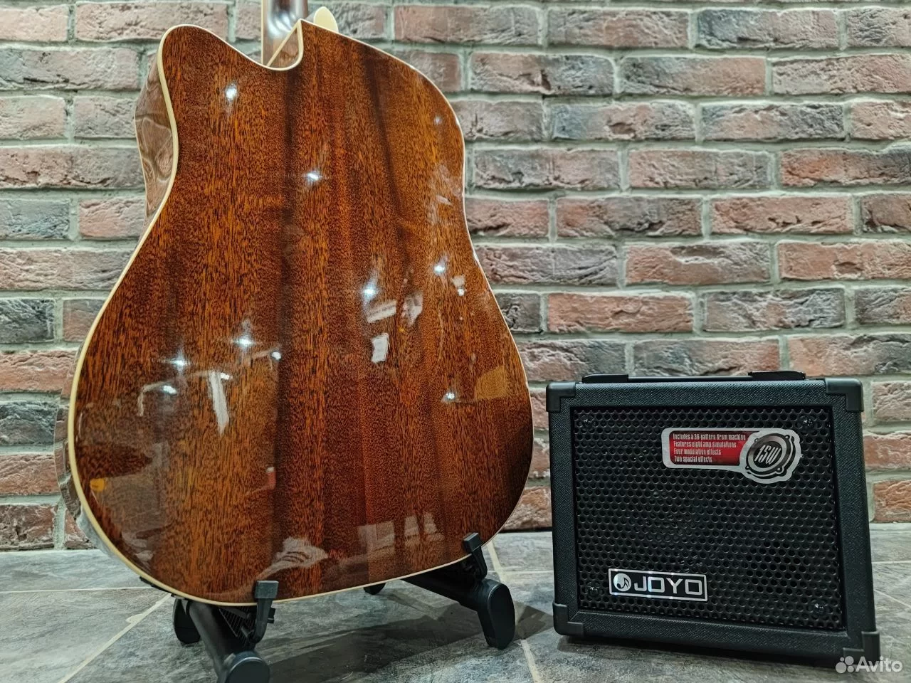 Акустическая Гитара Cort EQ-880N + Цифровой Комбик c Эффектами (Индонезия) - изображение 4