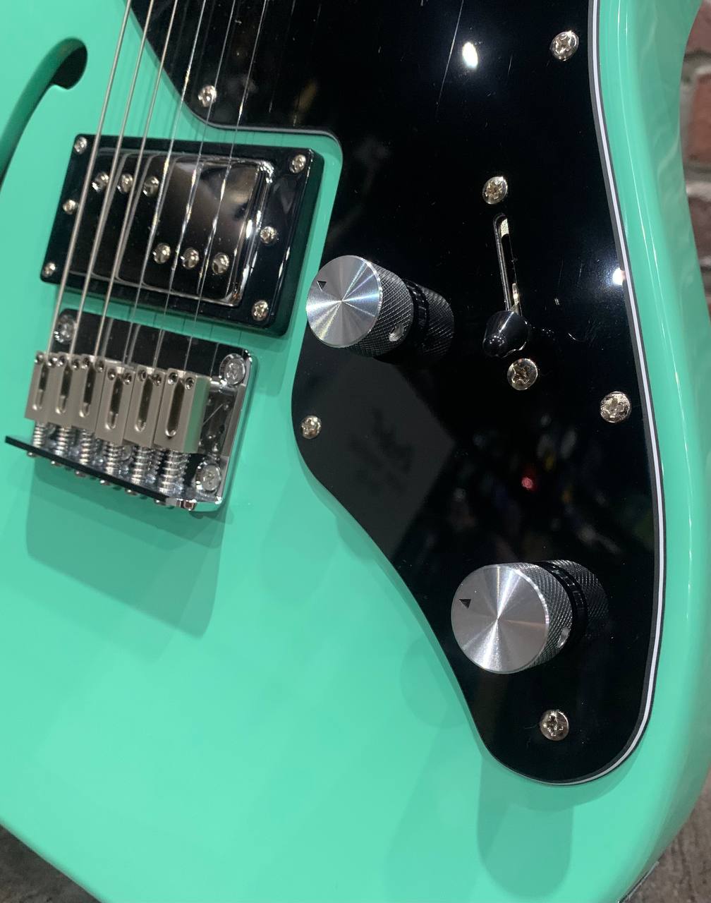 Электрогитара EART Guitar E-TT72 Surf Green - изображение 4