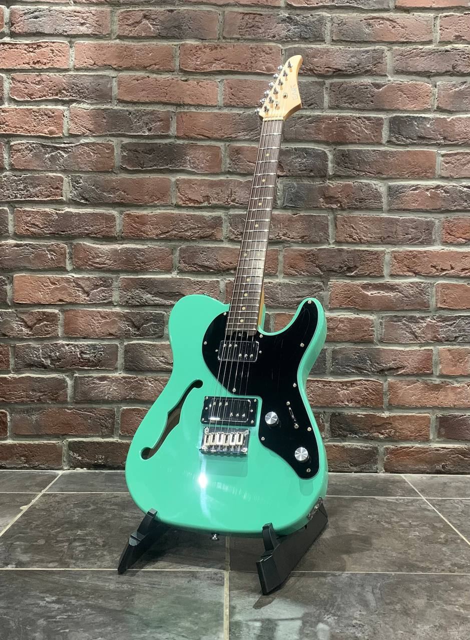 Электрогитара EART Guitar E-TT72 Surf Green - изображение 9
