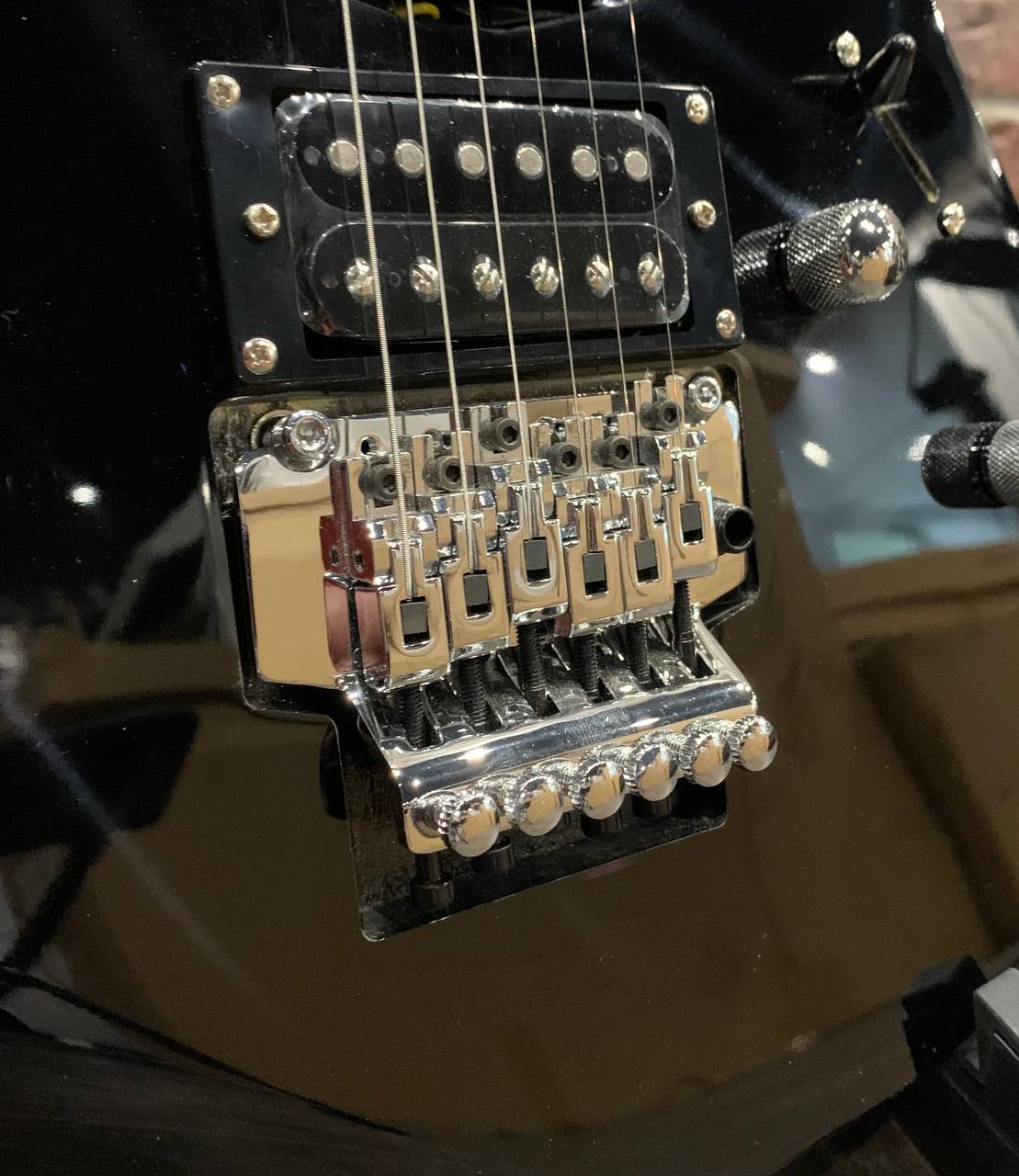Электрогитара Bosstone SG-6 HHS Black Floyd Rose - изображение 4