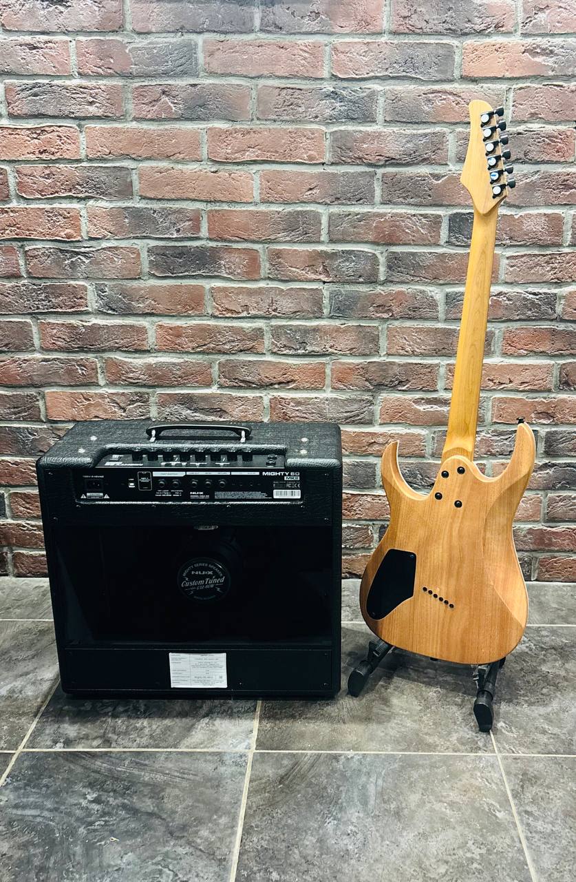 Мультимензурная Электрогитара Real Rock MS-6N+ Комбик NUX 60 ват - изображение 2