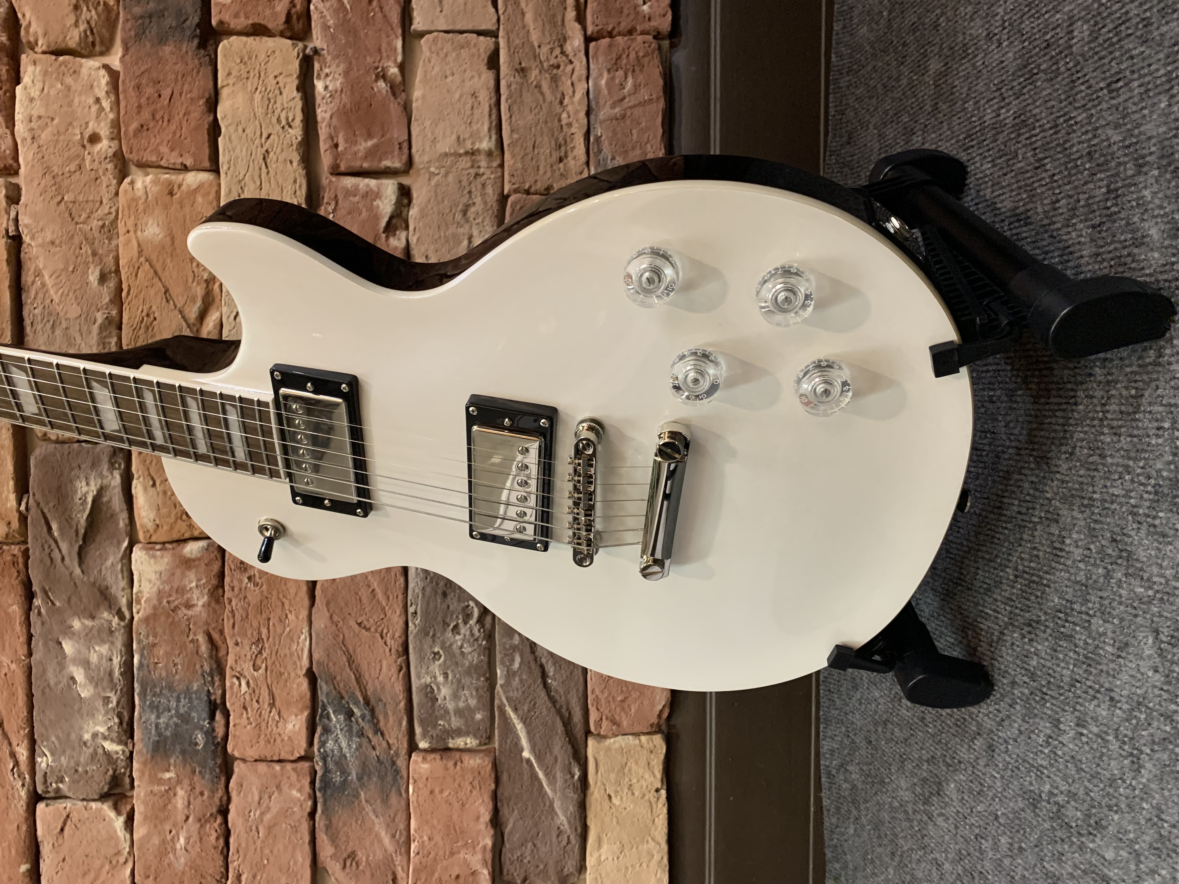 Электрогитара Epiphone Les Paul Muse Pearl White - изображение 5