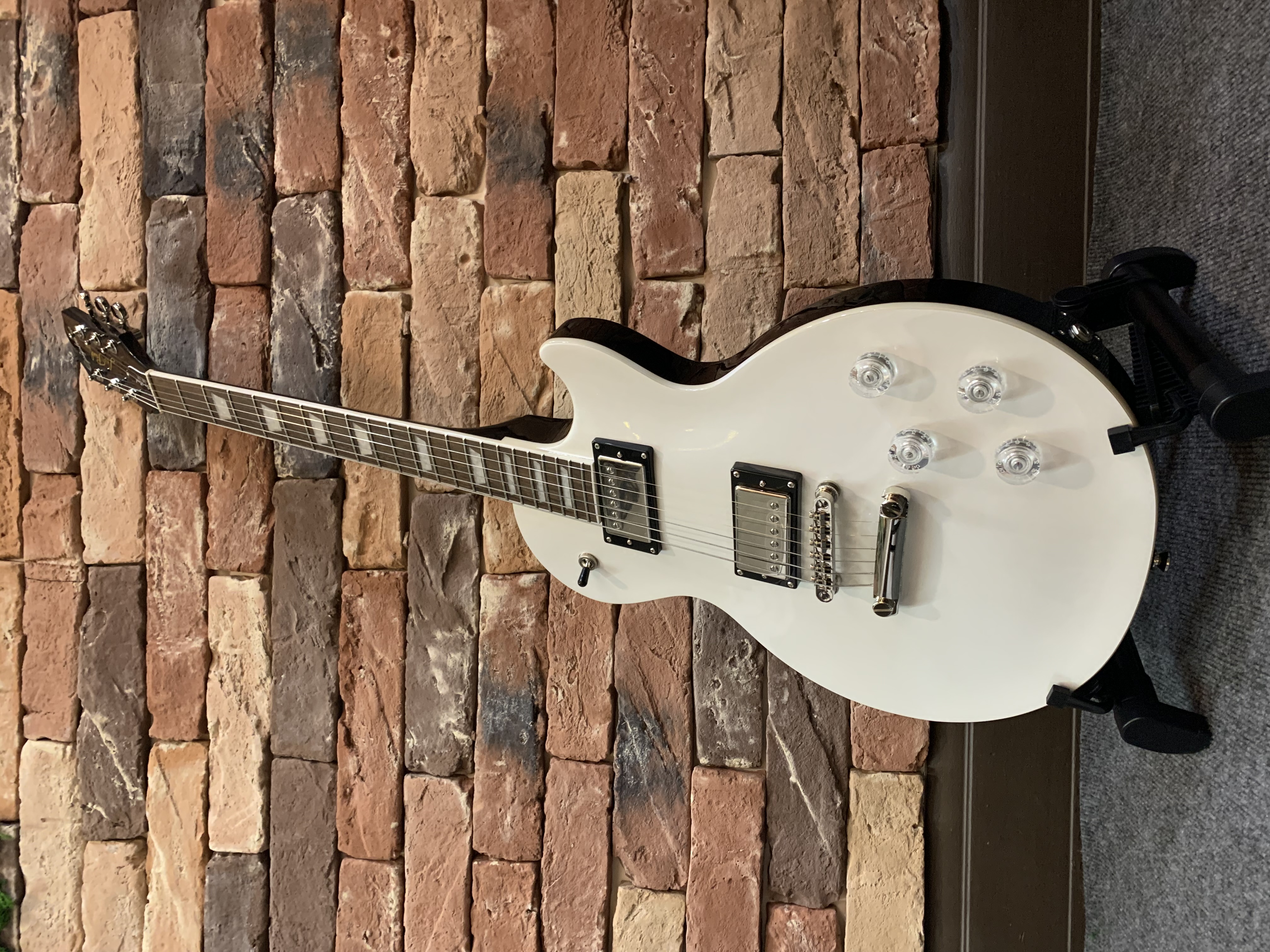 Электрогитара Epiphone Les Paul Muse Pearl White - изображение 9