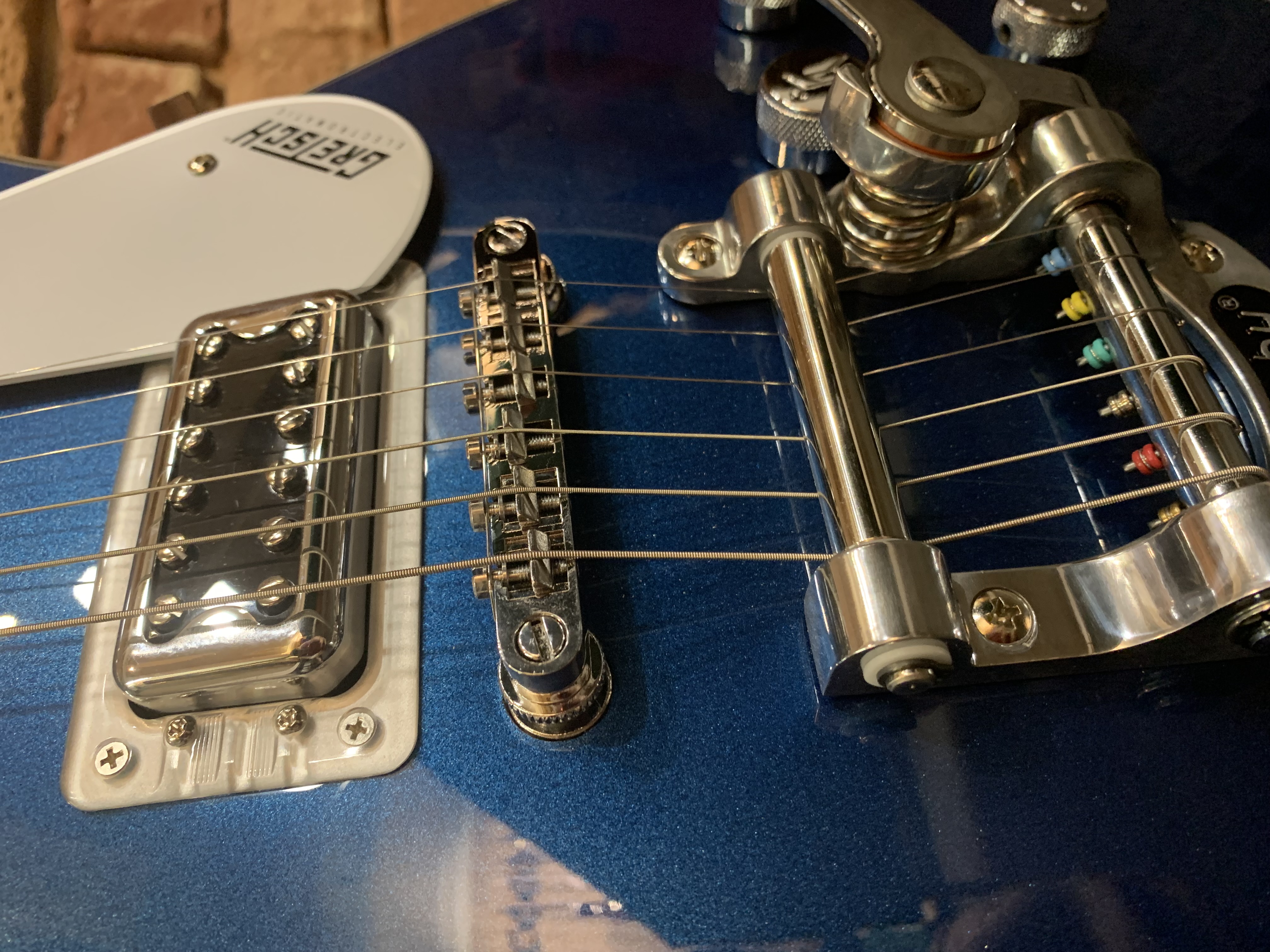 Электрогитара Gretsch G5230T Bigsby Aleutian Blue - изображение 4