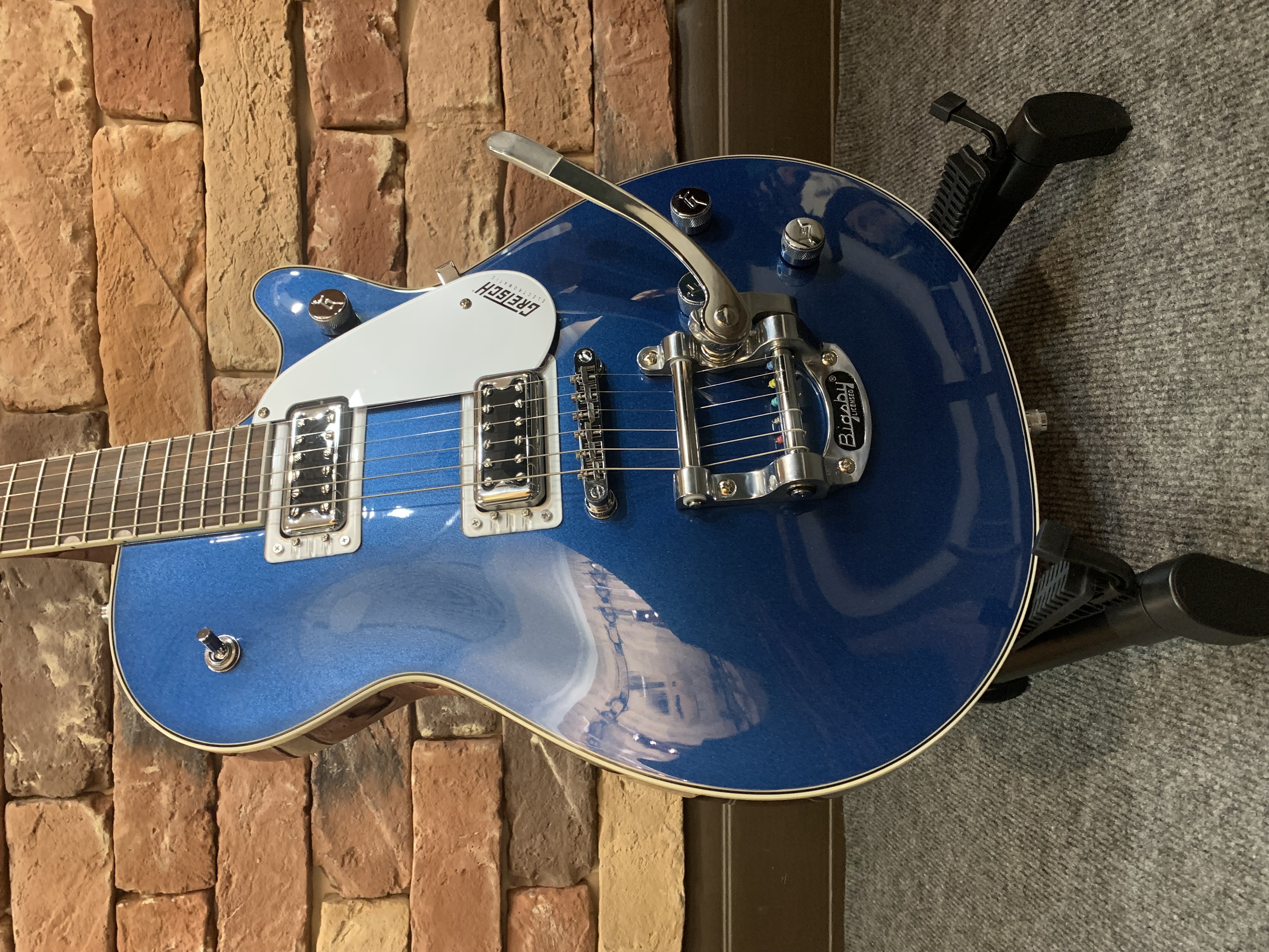 Электрогитара Gretsch G5230T Bigsby Aleutian Blue - изображение 6