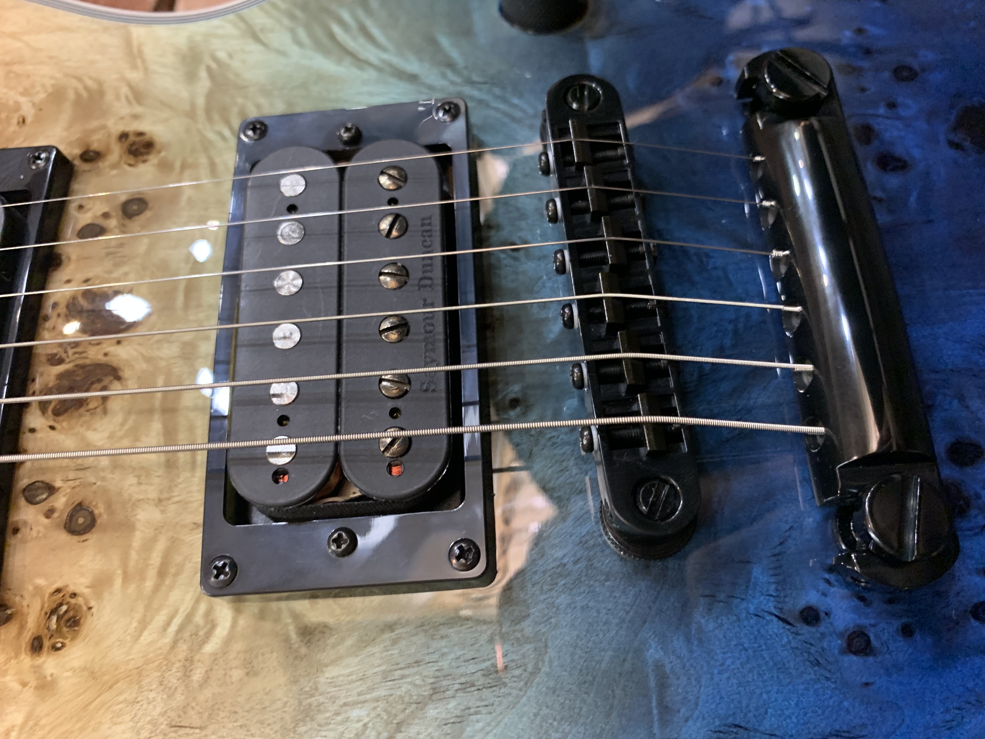 Электрогитара ESP LTD EC-1000 Buried Blue Fade (Индонезия) - изображение 4