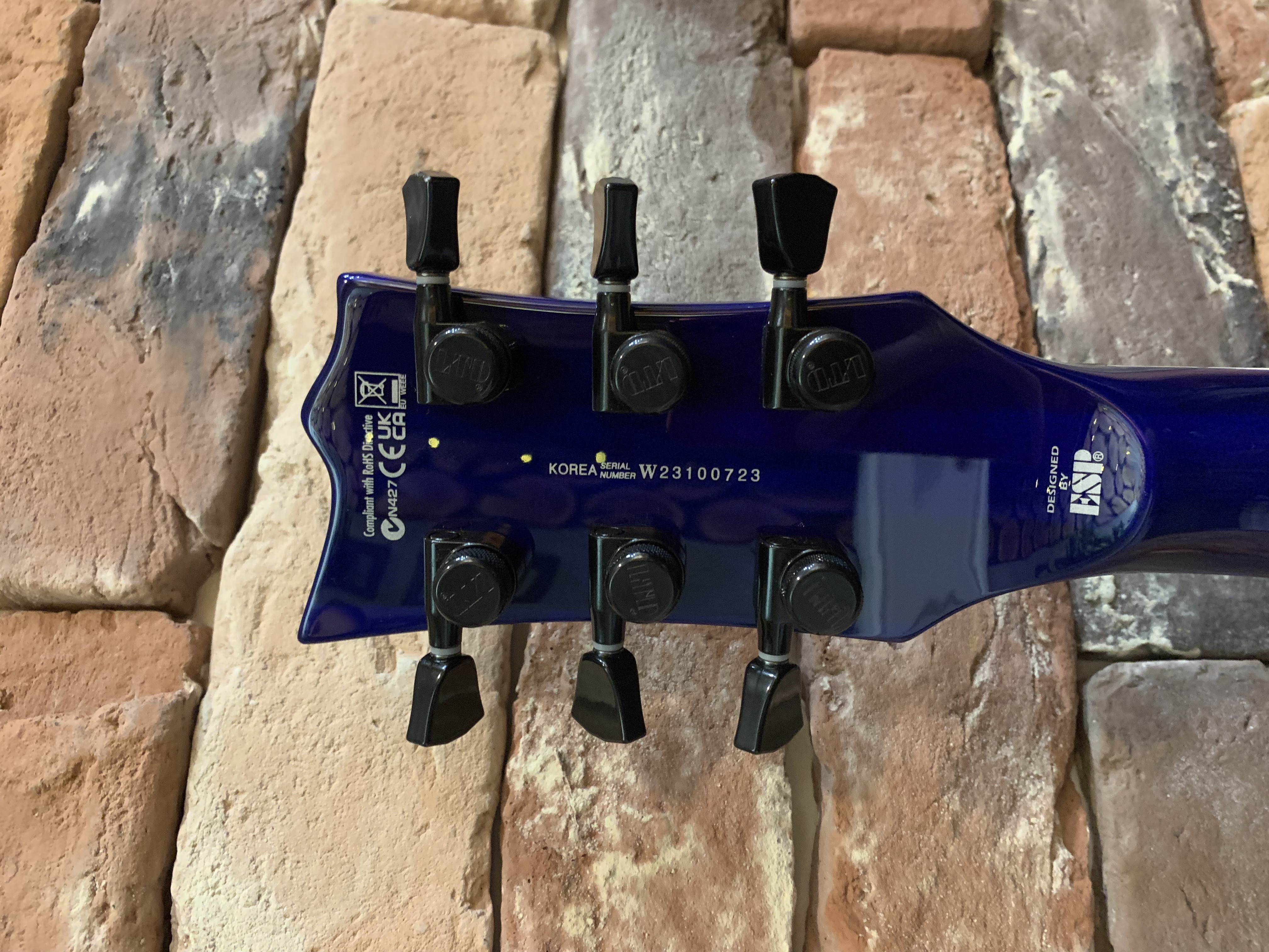 Электрогитара ESP LTD EC-1000 Buried Blue Fade (Индонезия) - изображение 8
