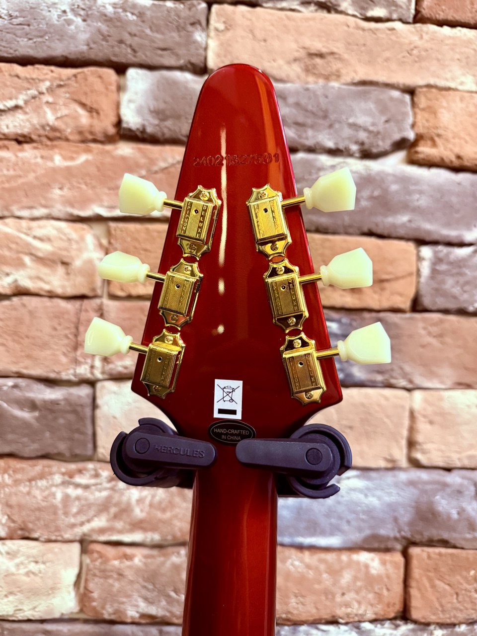 Электрогитара Epiphone Flying V Ruby Red Metallic - изображение 8