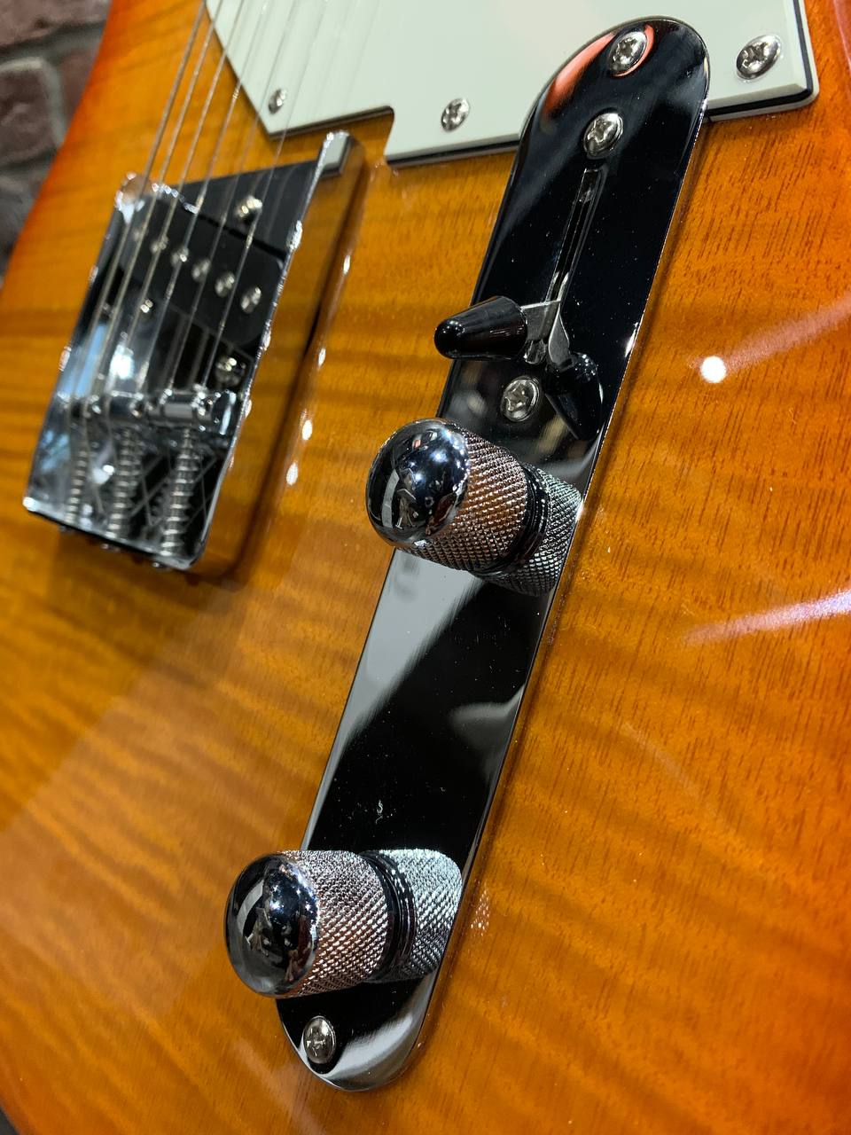 Электрогитара EART Guitar NK-C1 Yellow - изображение 4