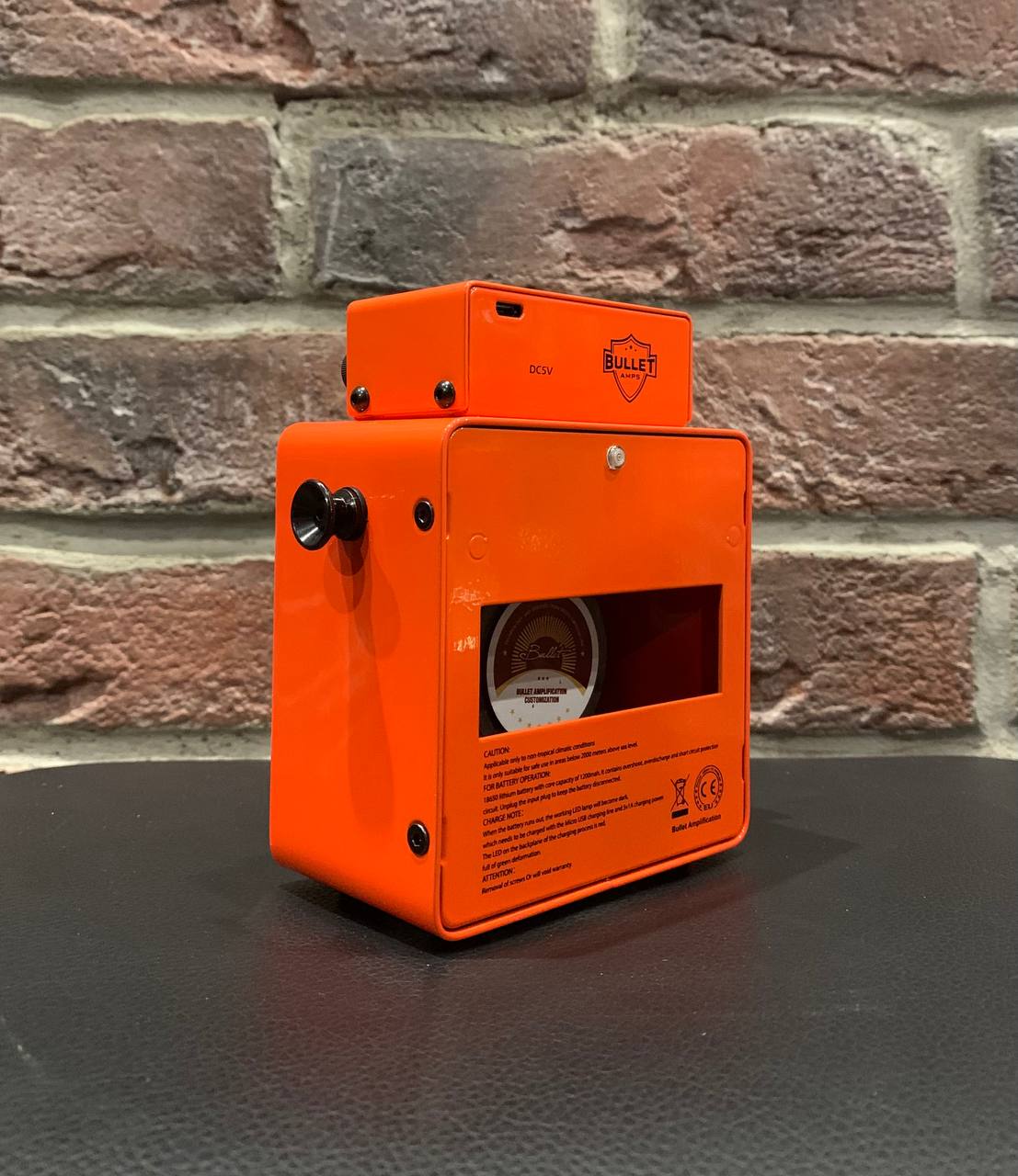 Аккумуляторный Гитарный Комбик Micro Robot Bullet Orange - изображение 7