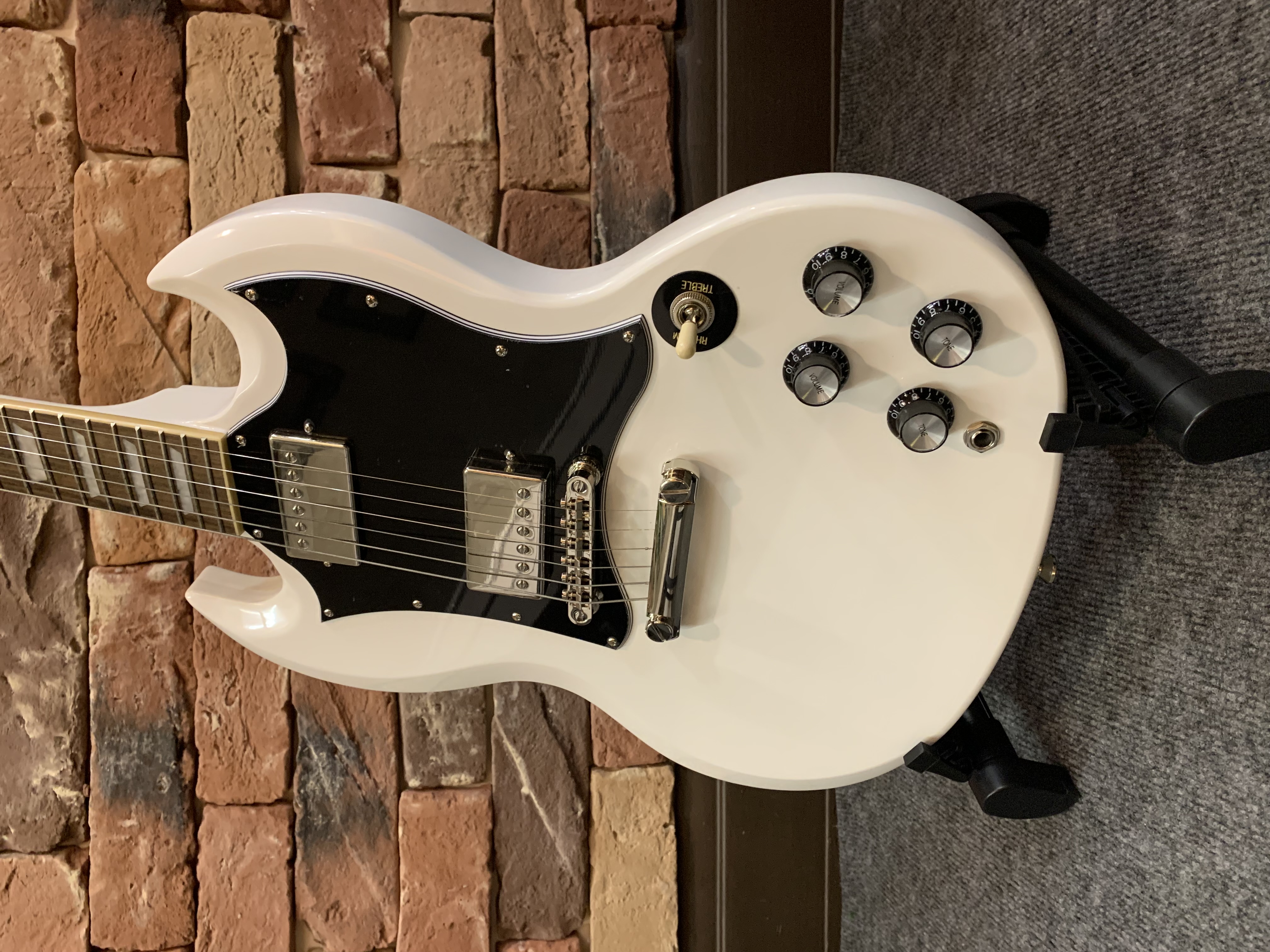 Электрогитара Epiphone SG Series Alpine White - изображение 6