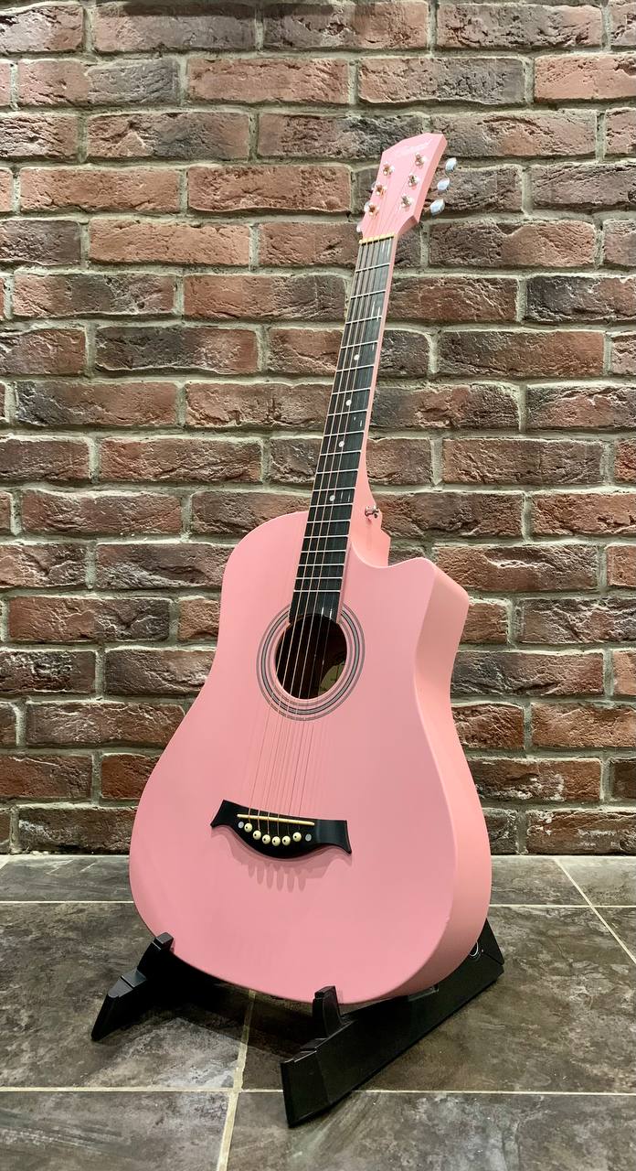 Акустическая Гитара B-3825 Pink - изображение 10