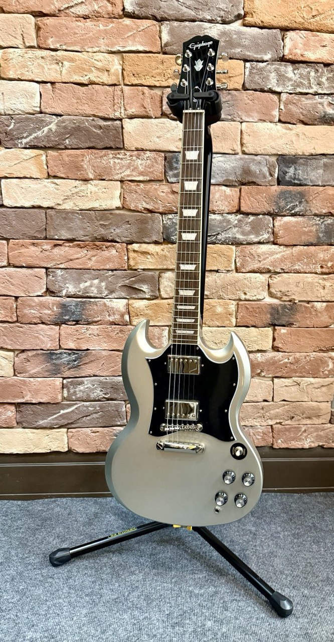 Электрогитара Epiphone SG Standard Silver Mist - изображение 9