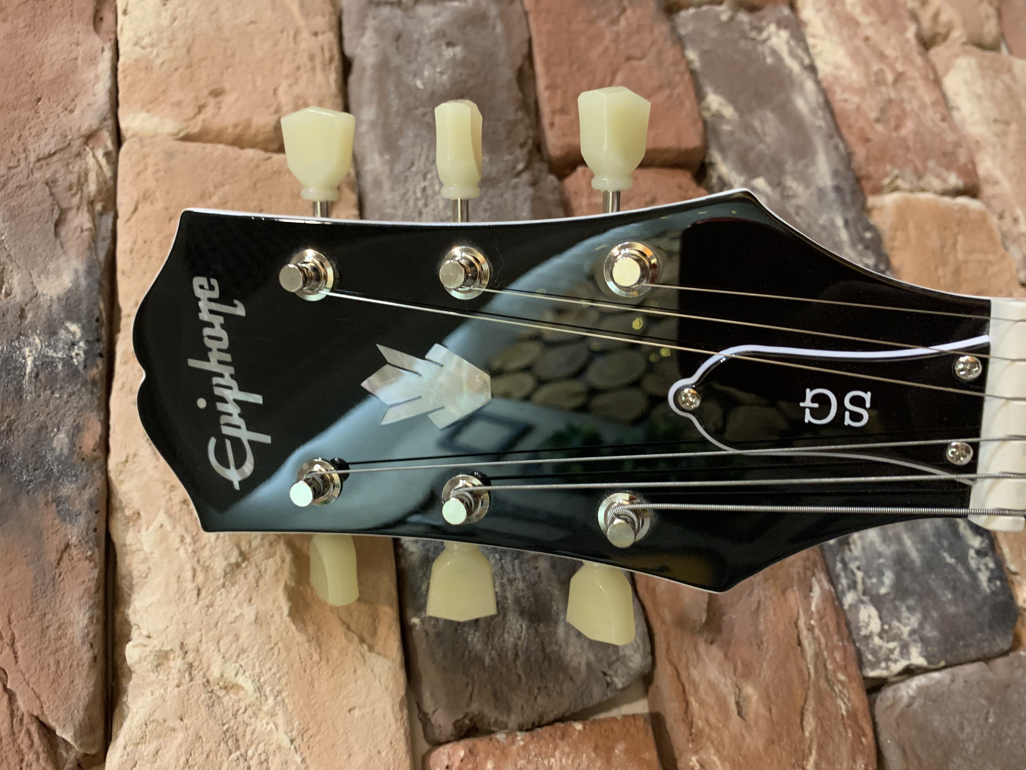 Электрогитара Epiphone SG Custom Alpine White - изображение 7