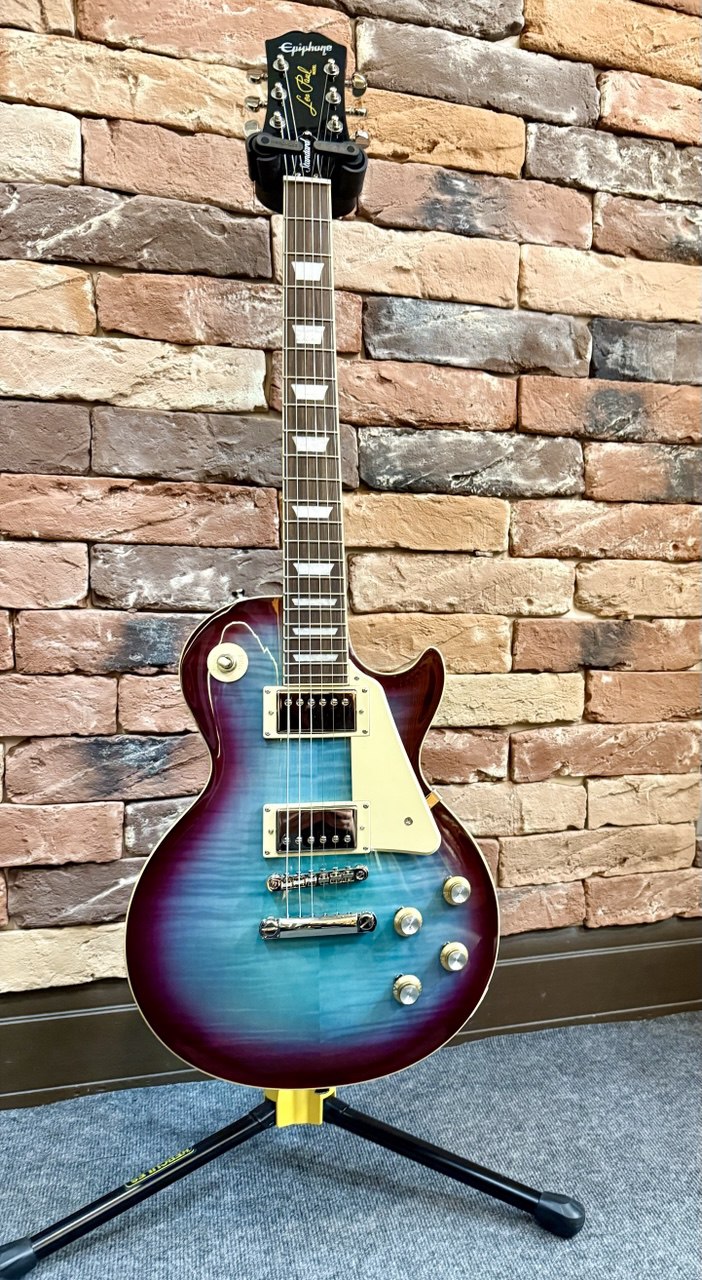 Электрогитара Epiphone Les Paul Standard 60s Figured Blueberry Burst - изображение 8