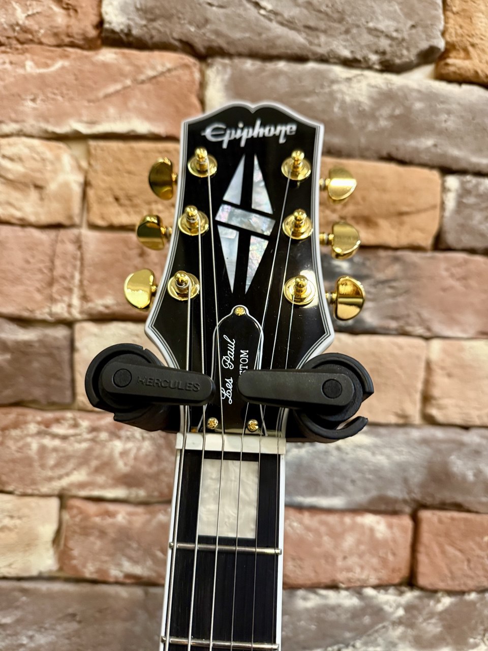Электрогитара Epiphone Les Paul Custom Ebony - изображение 7