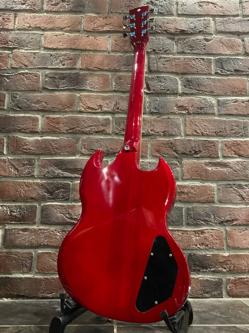 Леворукая Электрогитара Harley Benton SG-LH + Мощный Комбик 15 ват с Перегрузом - изображение 10