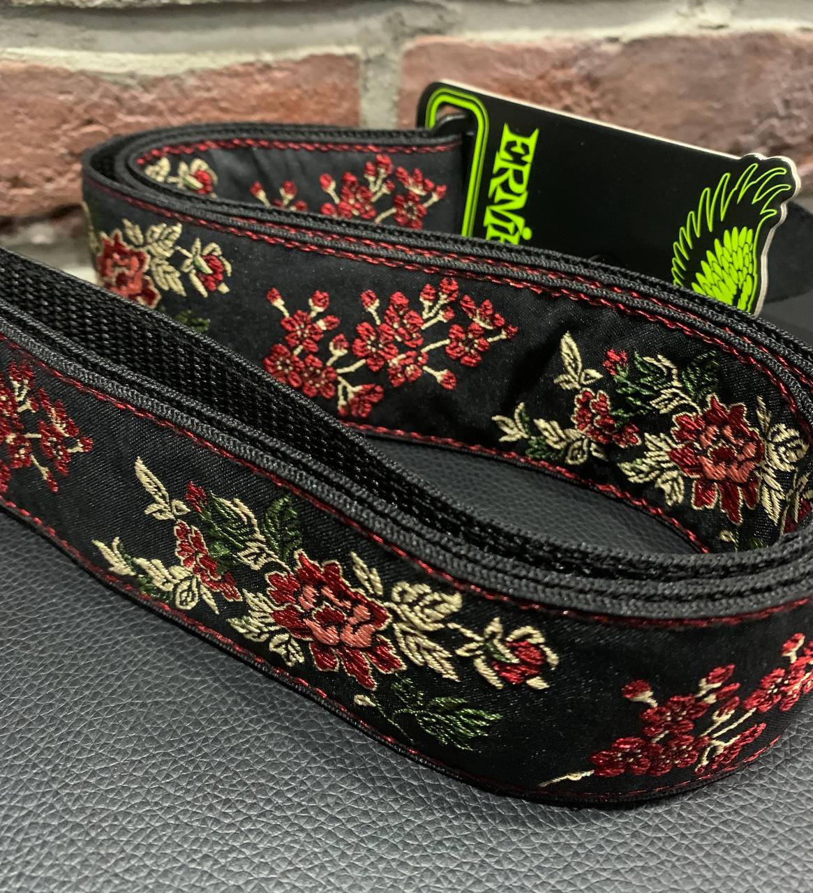Ремень для Гитар Ernie Ball Red Rose (USA) - изображение 3