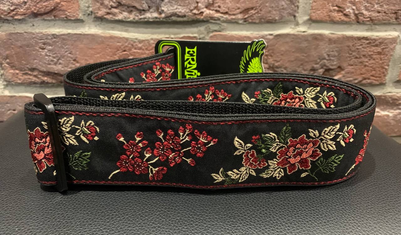 Ремень для Гитар Ernie Ball Red Rose (USA) - изображение 4