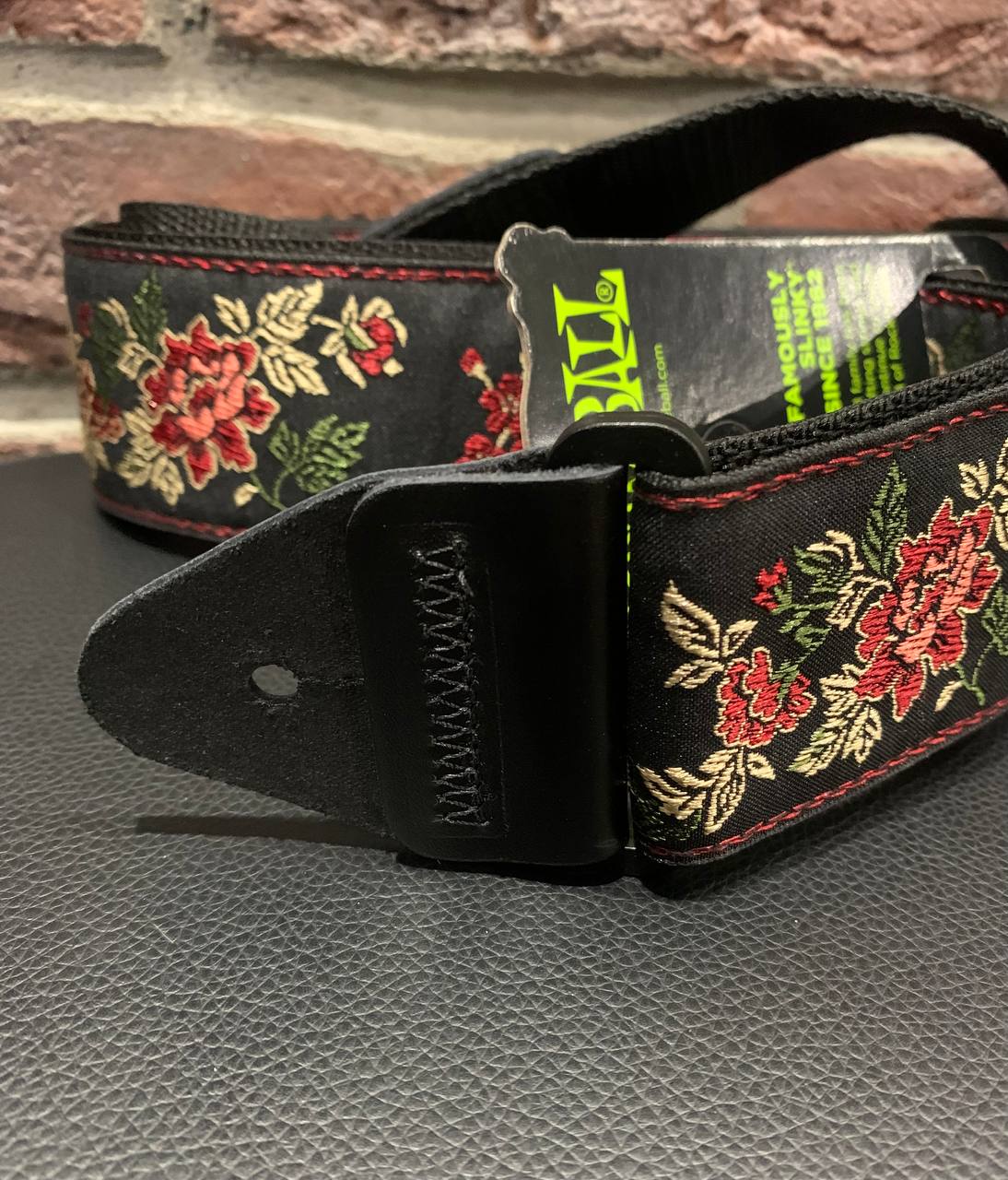 Ремень для Гитар Ernie Ball Red Rose (USA) - изображение 5