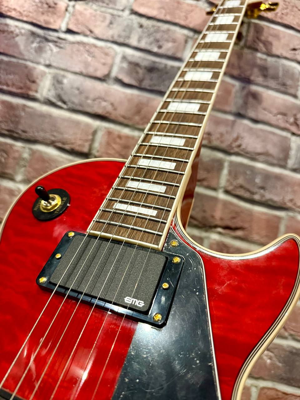Электрогитара Les Paul Aion EMG + Цифровой Комбик с Эффектами и Драм Машиной - изображение 5