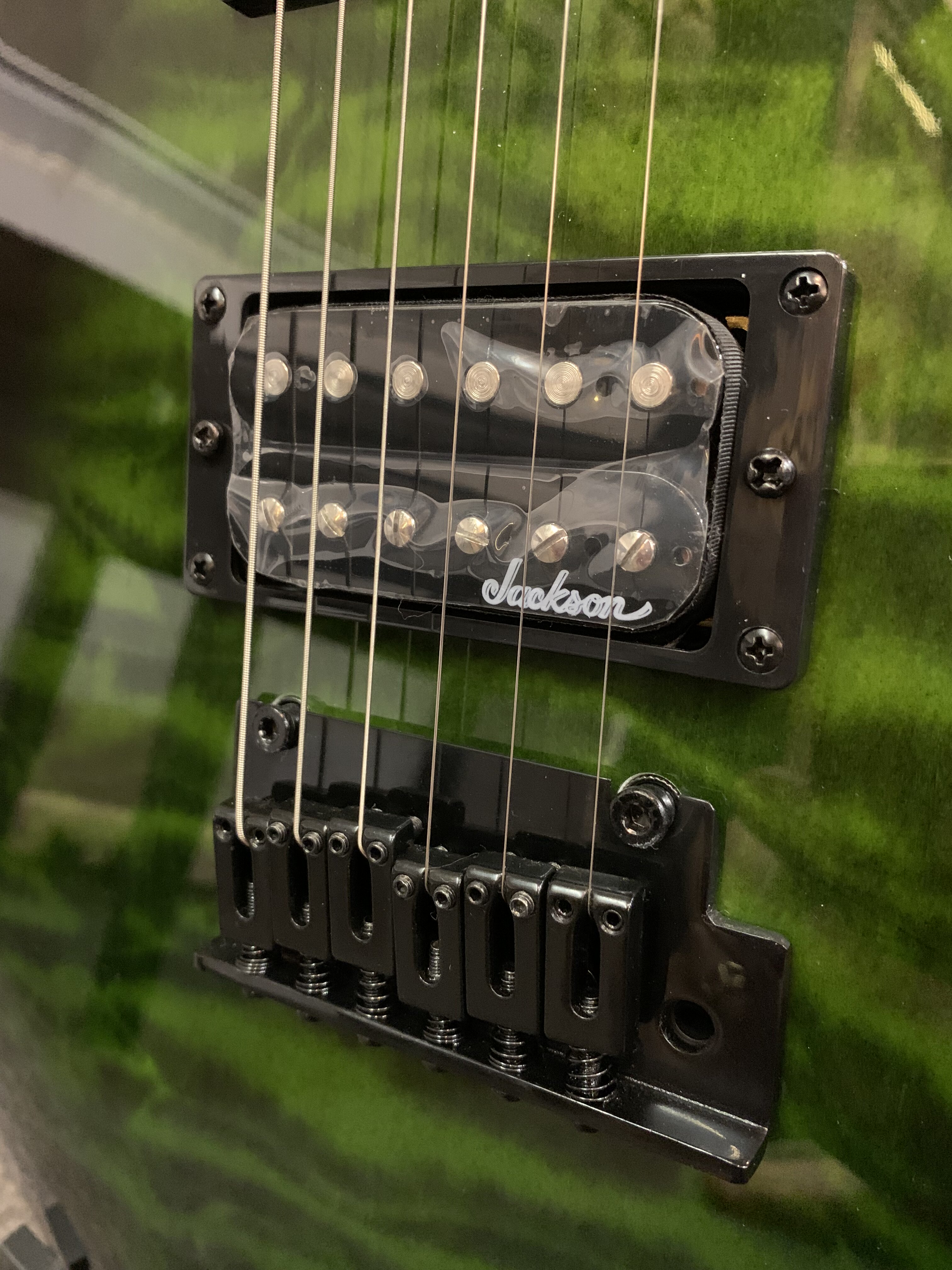 Электрогитара Jackson JS20 DKQ Green Burst - изображение 4