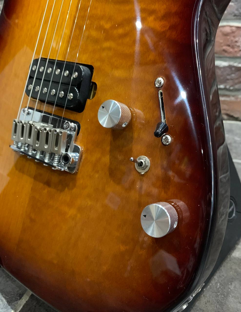 Электрогитара EART Guitar TL-380 Honey Burst - изображение 4