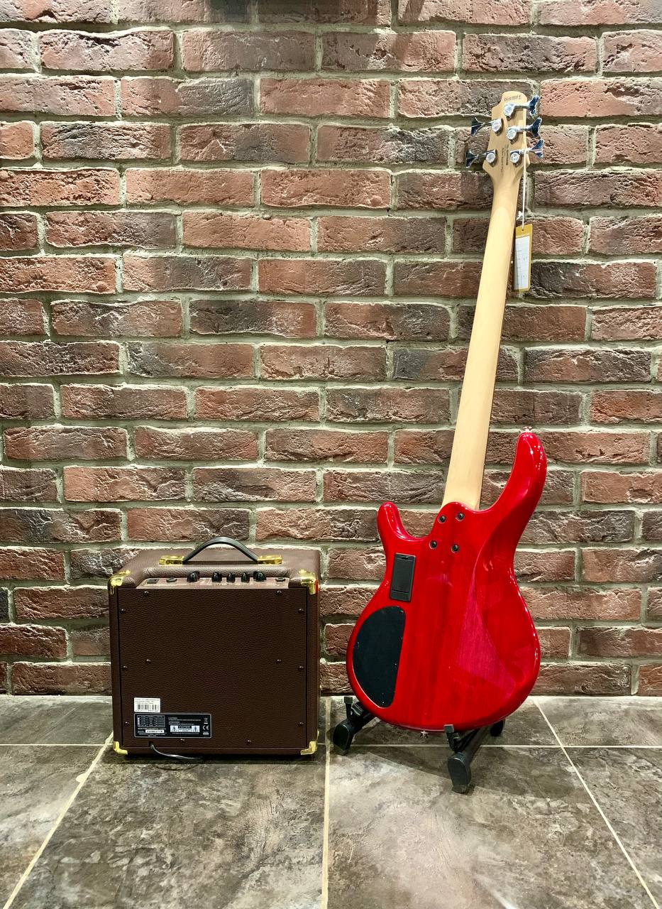Бас Гитара Cort Action-Bass Plus RD + Басовый Комбик 15 ват (Индонезия) - изображение 2