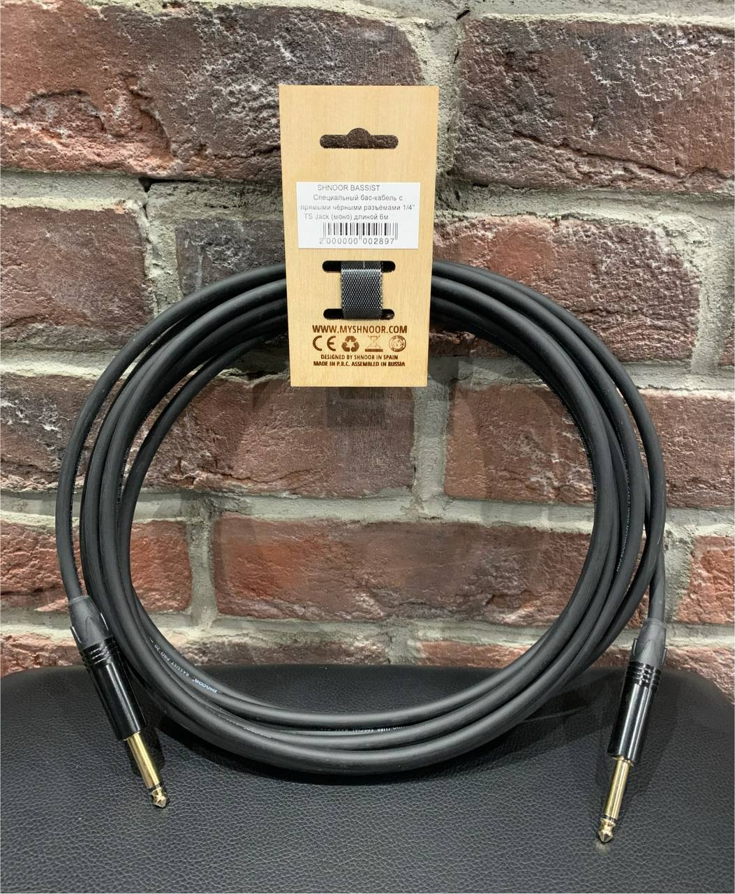 Кабель Инструментальный Shnoor Premium Jack-Jack 6m - изображение 2